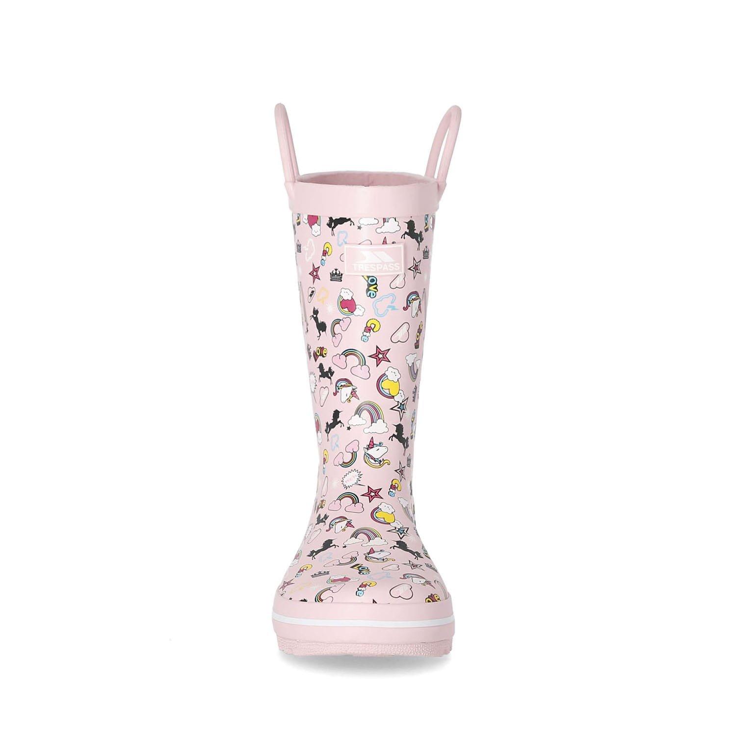 Pink - Trespass - Starryton Wellington Boots - 5