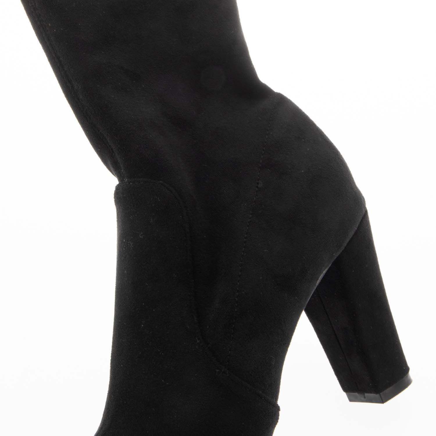 Black - Dune London - Oty Heeled Ankle Boots - 6