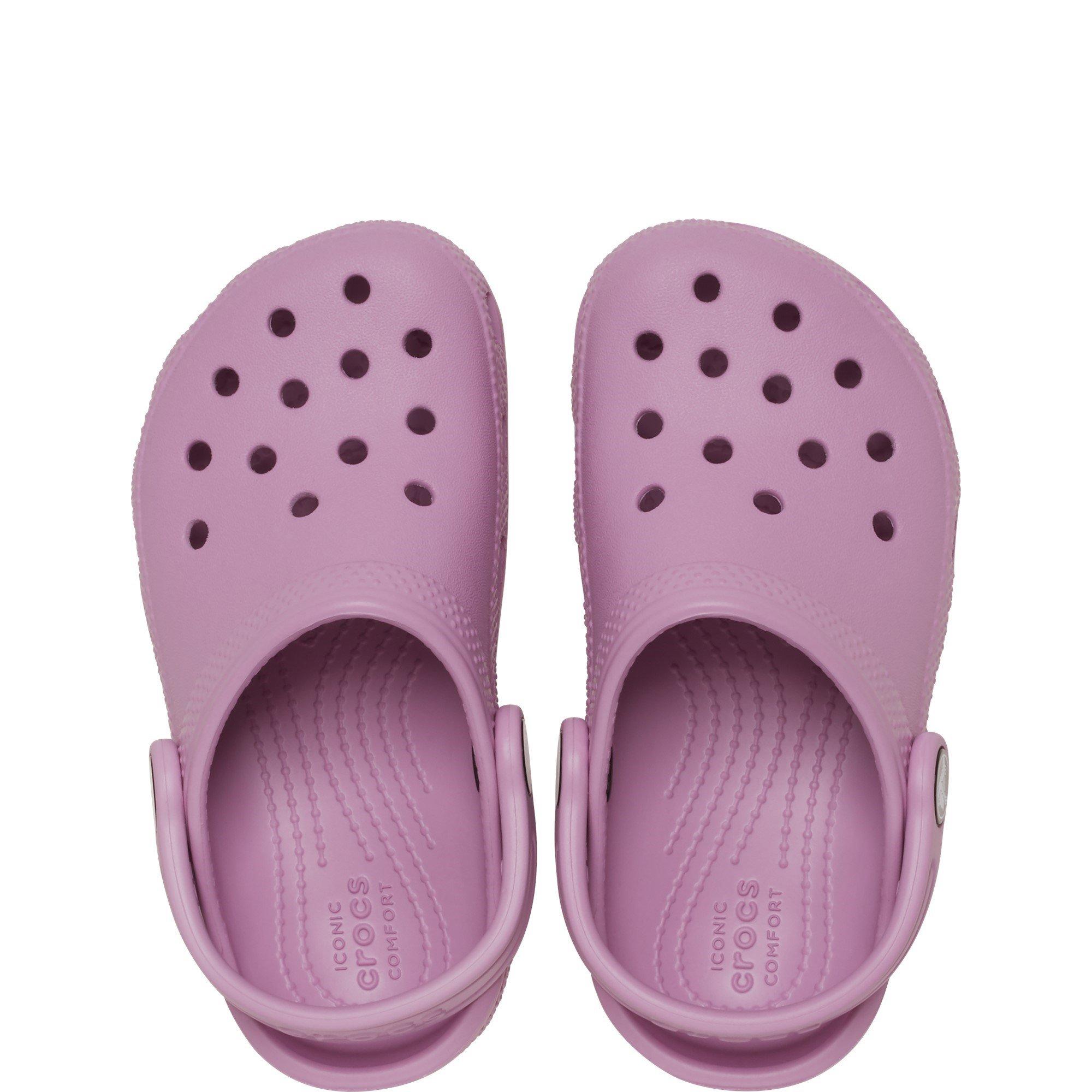 Light Purple - Crocs - Kids' Classic Clogs - 4