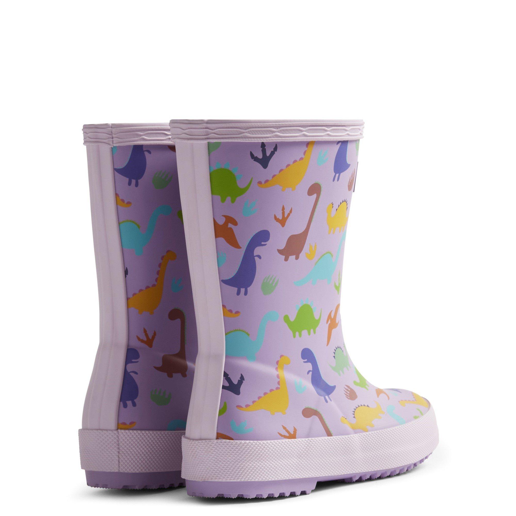 Purple - Hunter - Kids Dinosaur Boot - 3