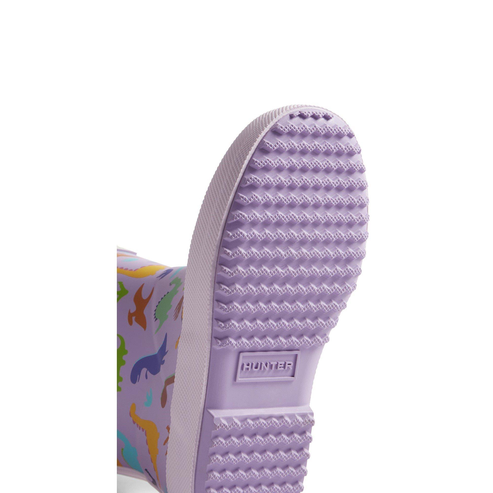Purple - Hunter - Kids Dinosaur Boot - 4