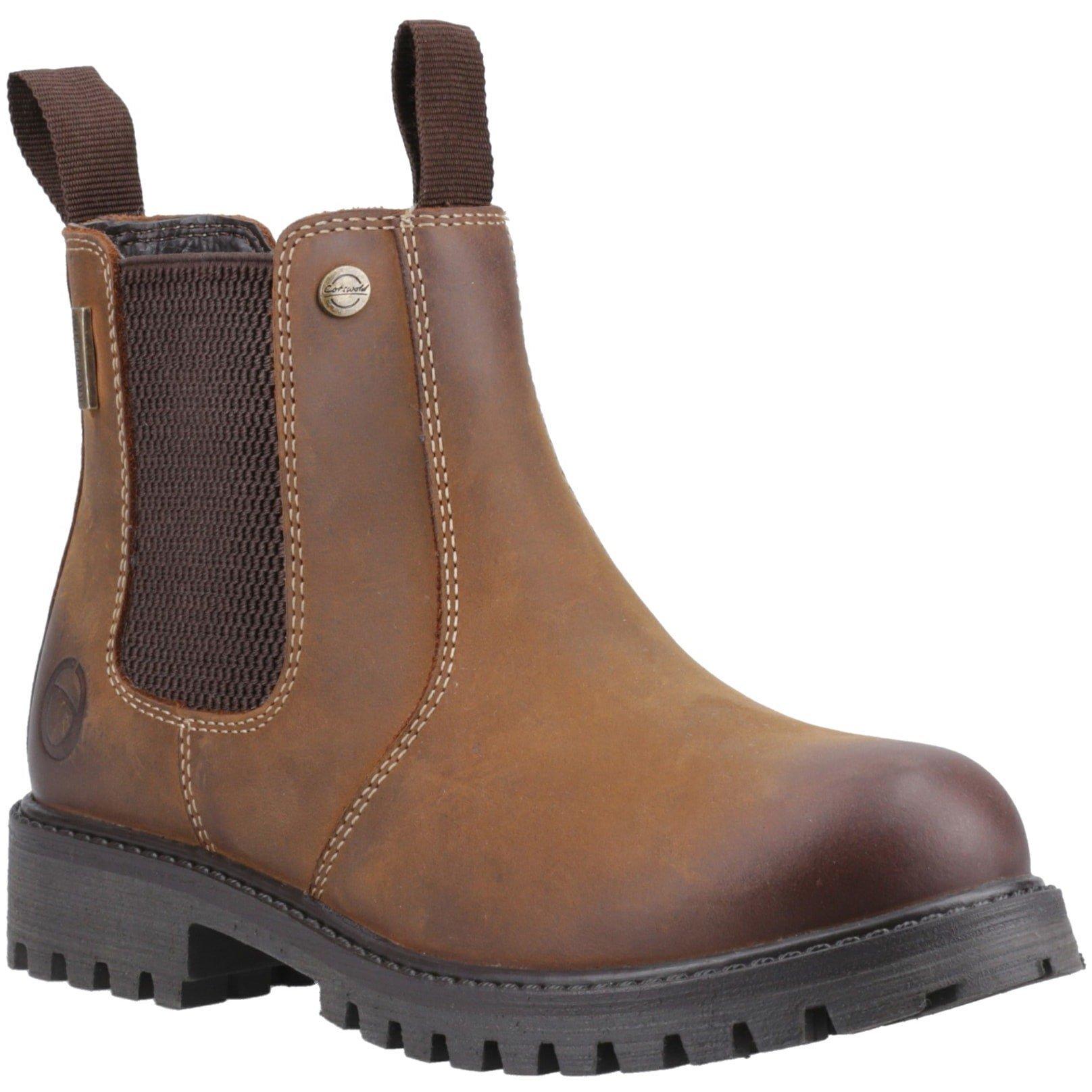 Tan - Cotswold - Aston Pull On Dealer Boot - 2