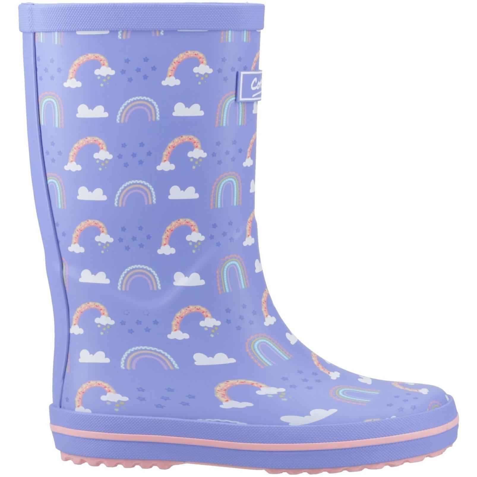 Cotswold Girls Charlbury Jnr Wellington Boot - Purple - 12 (31)