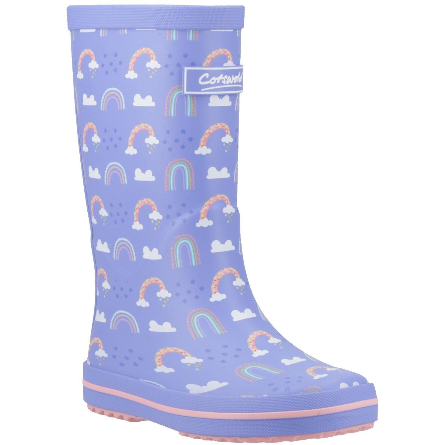 Purple - Cotswold - Charlbury Jnr Wellington Boot - 2