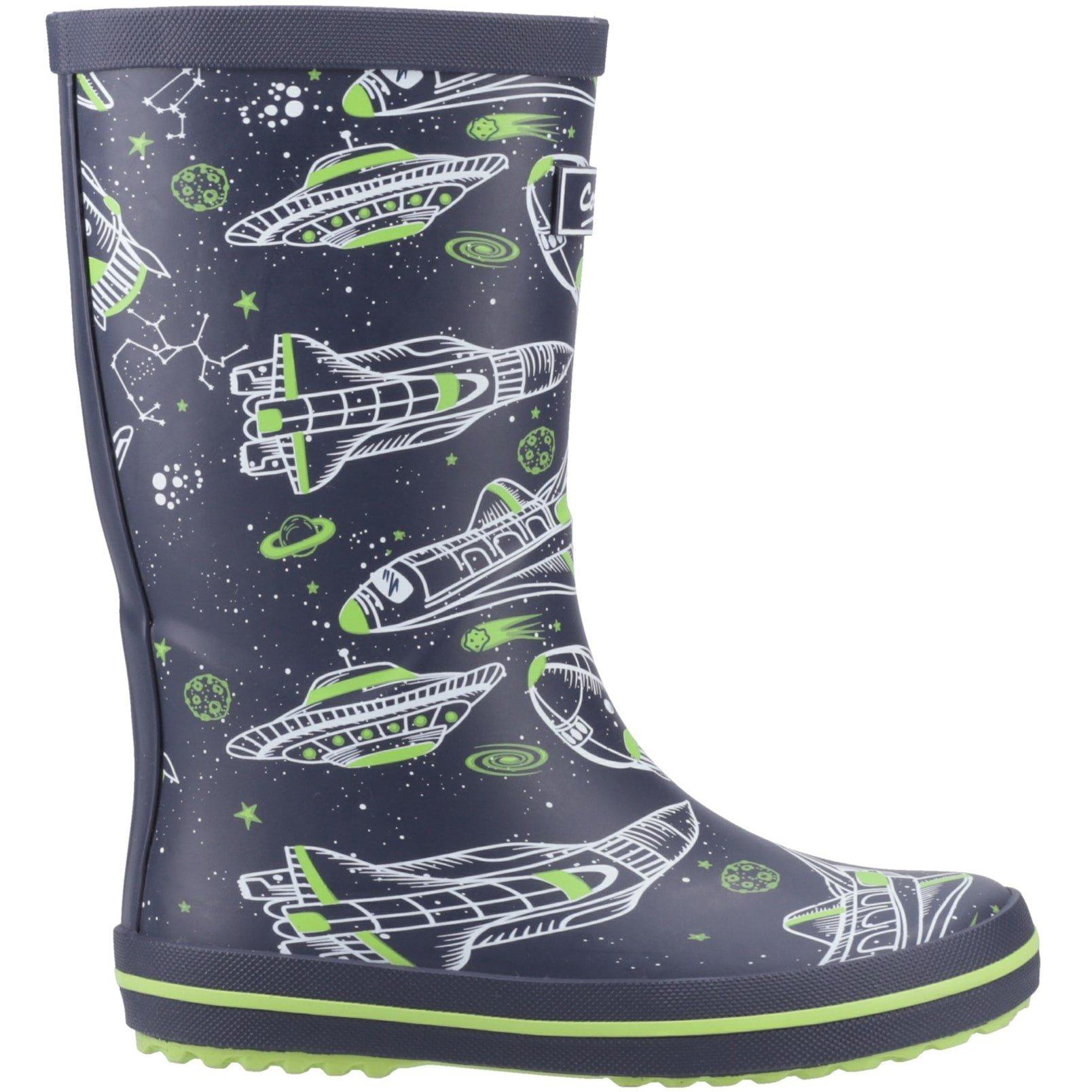 Cotswold Girls Charlbury Jnr Wellington Boot - Navy - 12 (31)