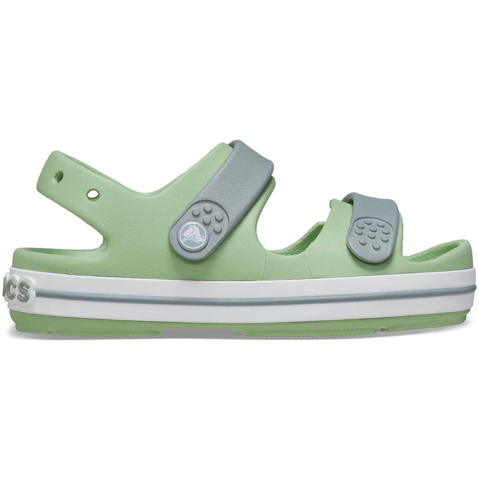 Green - Crocs - Kids' Crocband Play Flat Sandals - 1