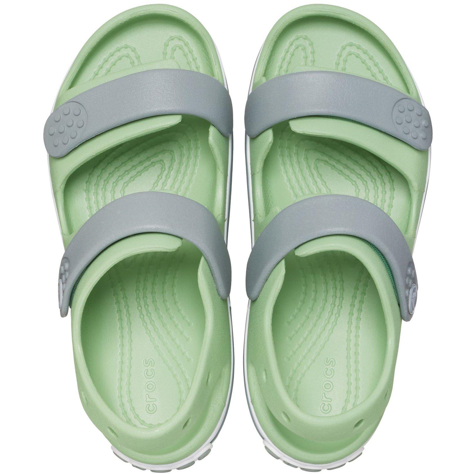 Green - Crocs - Kids' Crocband Play Flat Sandals - 5
