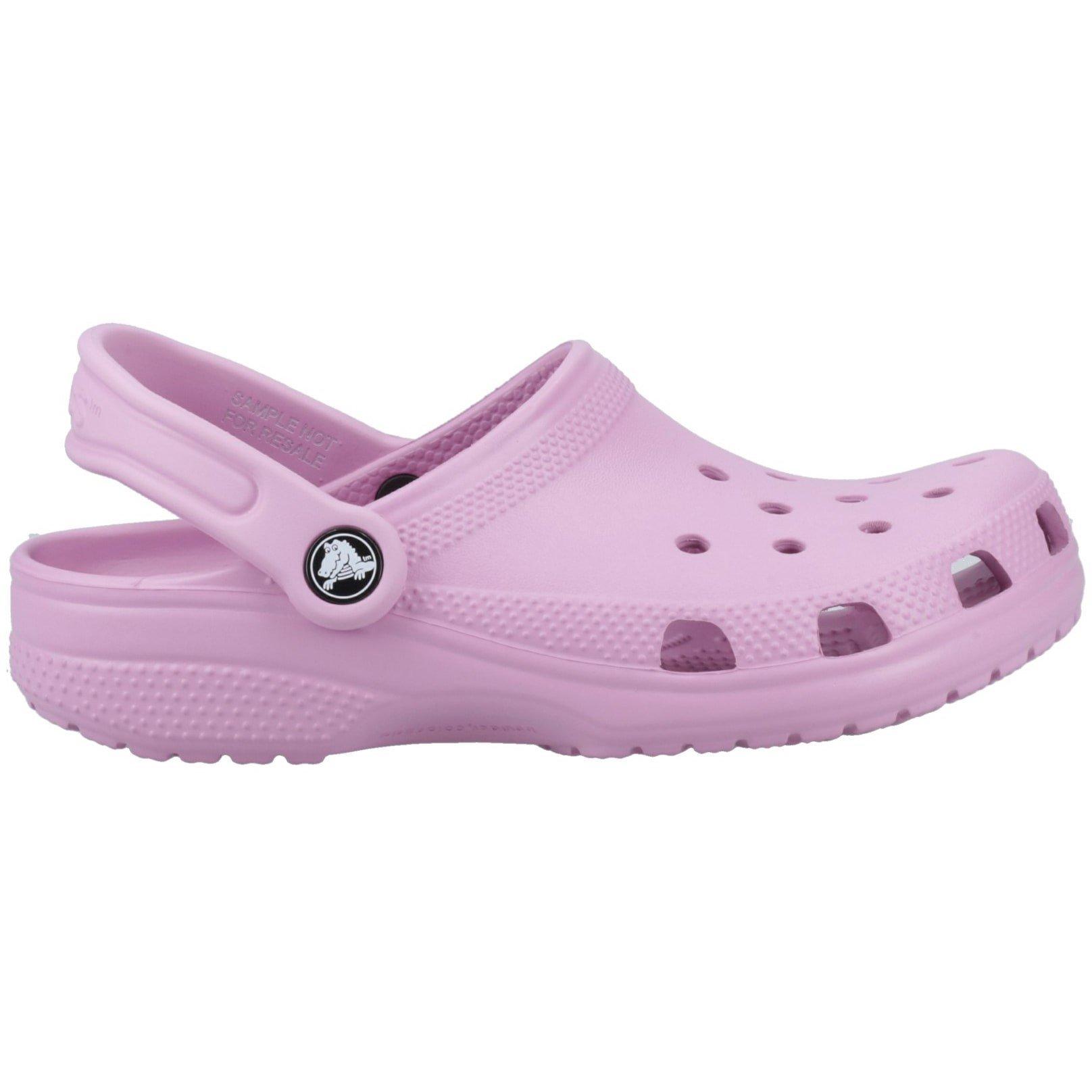 Light Purple - Crocs - Girls' Classic Waterproof Flat Sandals - 1