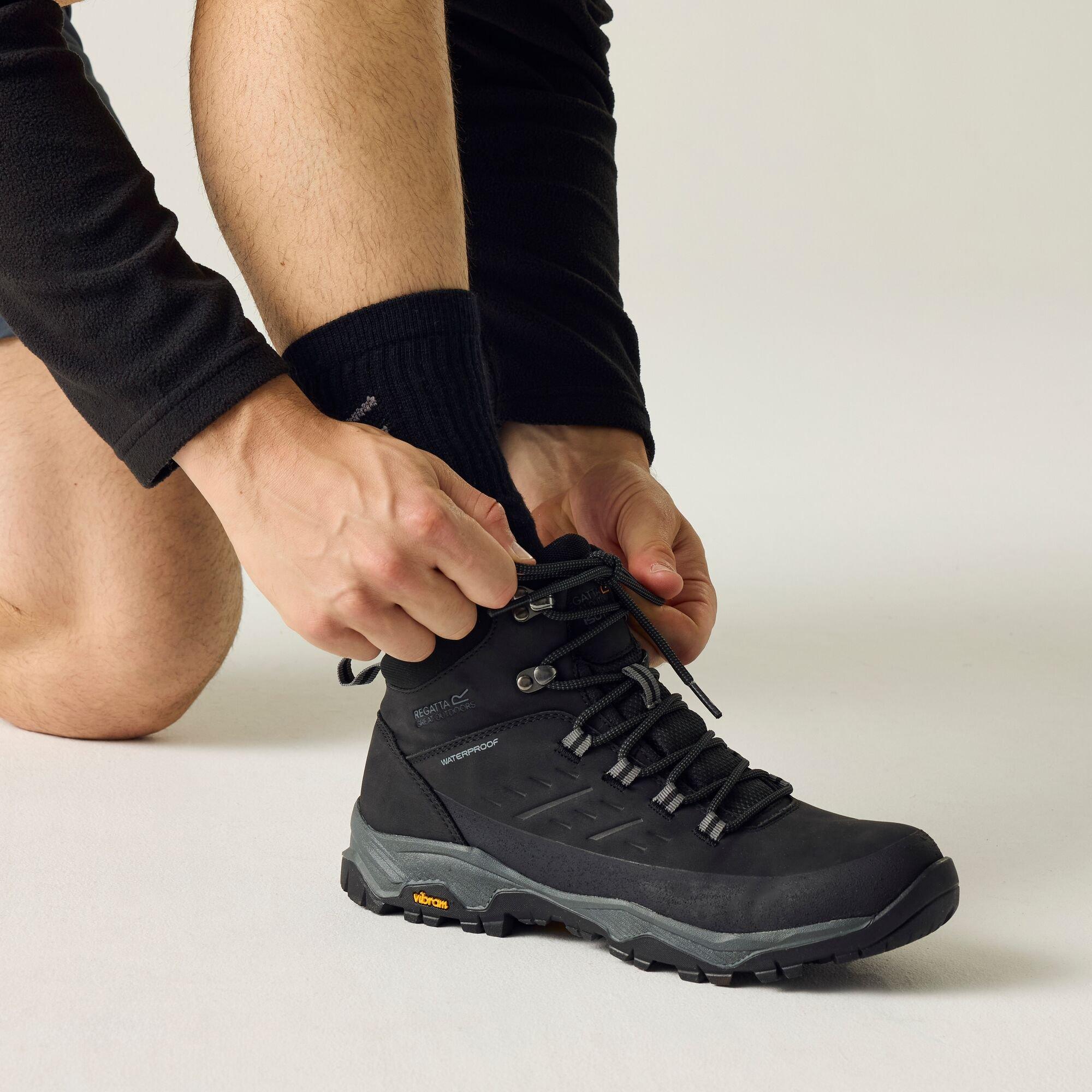 Black - Regatta - Mens Blake Waterproof Boots - 4