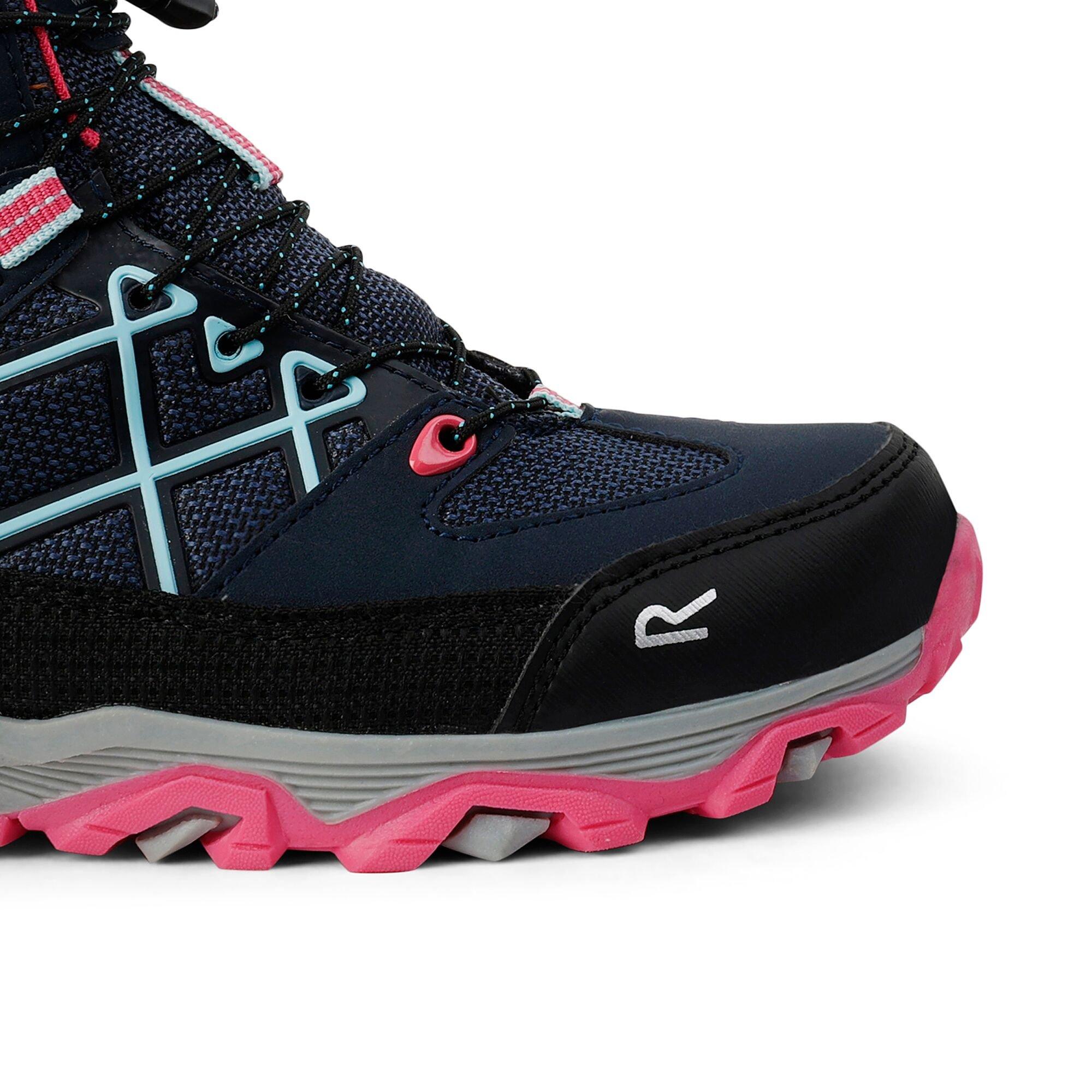 Navy Blue - Regatta - Kids Samaris III Waterproof Walking Boots - 8