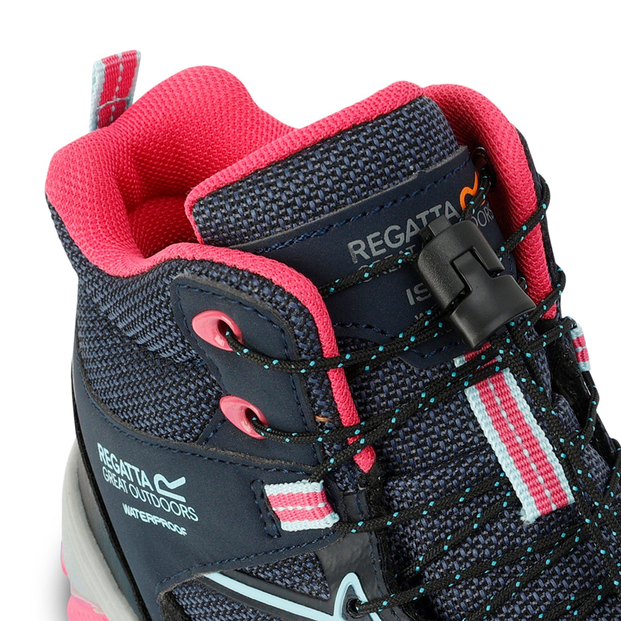 Navy Blue - Regatta - Kids Samaris III Waterproof Walking Boots - 9