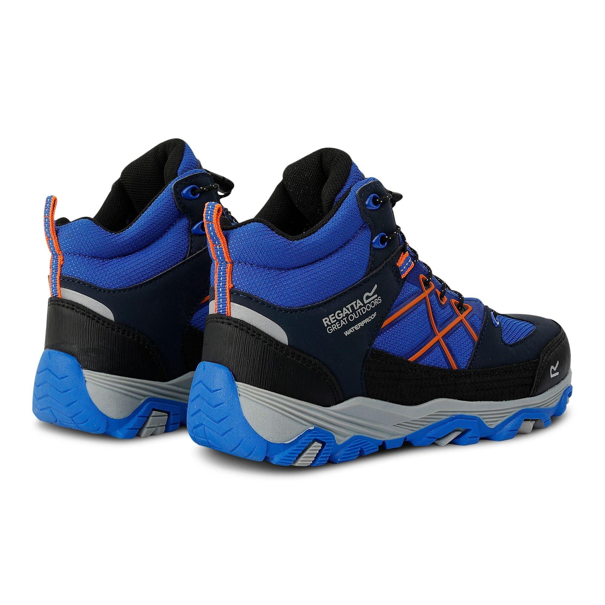 Oxford Blue/Ora - Regatta - Kids Samaris III Waterproof Walking Boots - 2