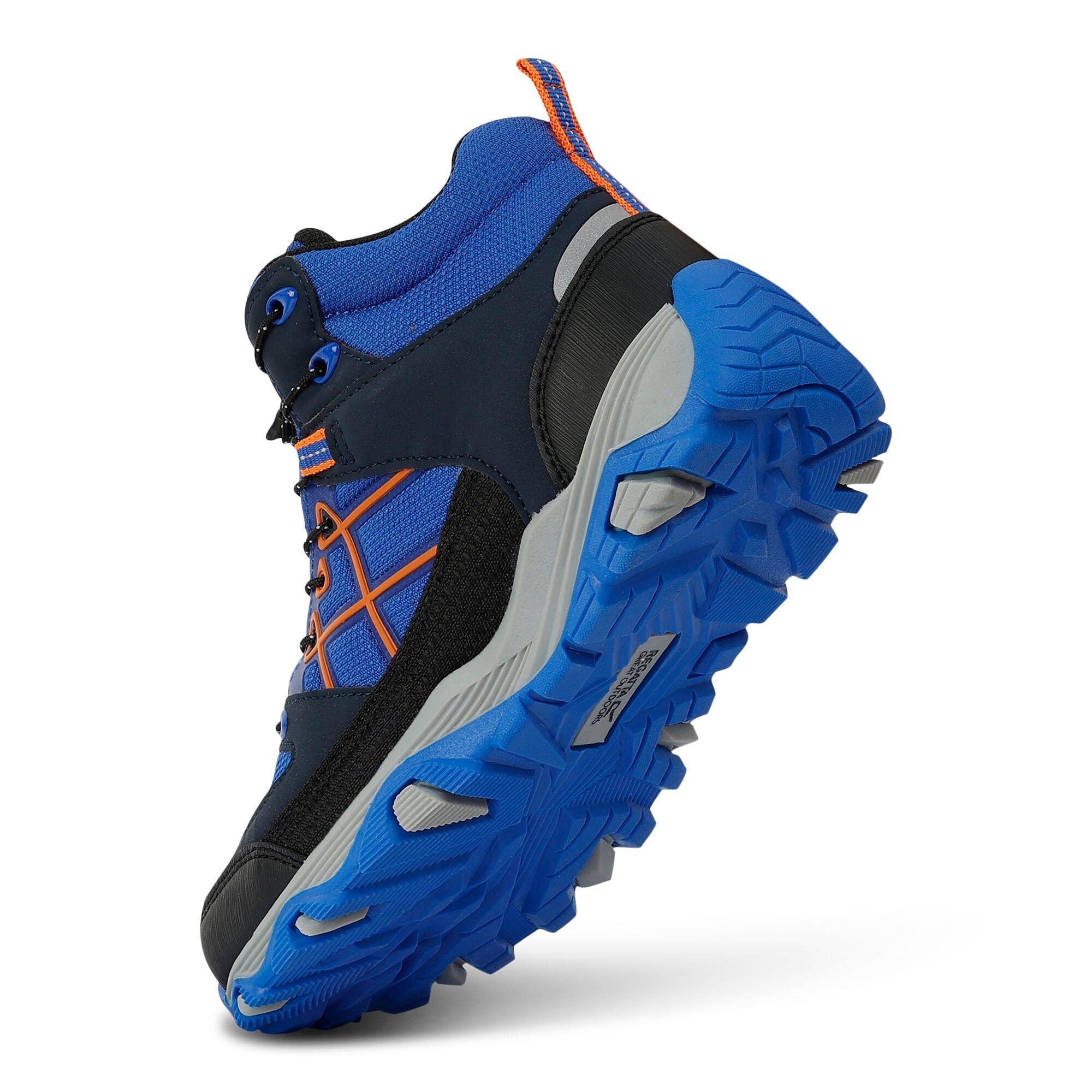 Oxford Blue/Ora - Regatta - Kids Samaris III Waterproof Walking Boots - 6
