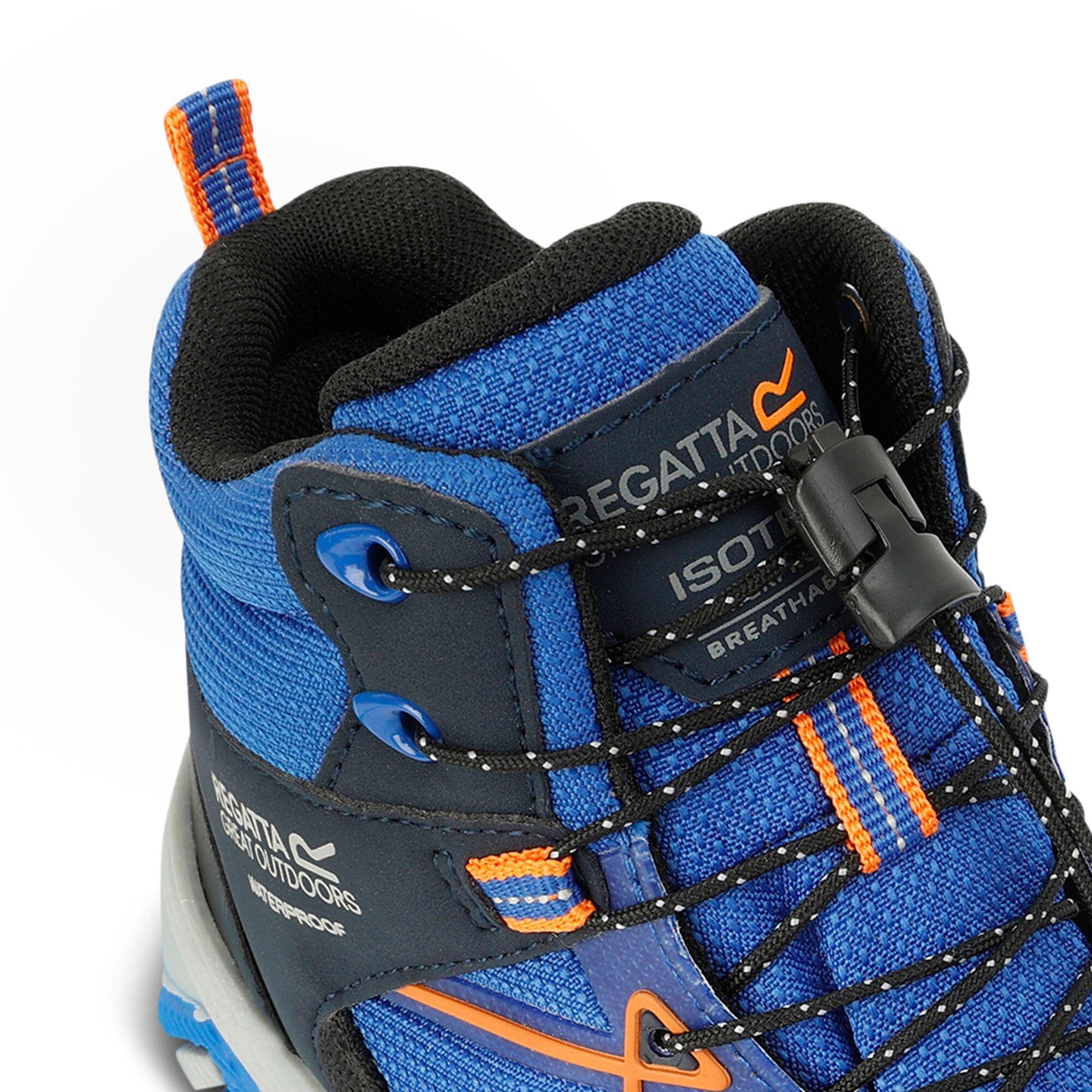 Oxford Blue/Ora - Regatta - Kids Samaris III Waterproof Walking Boots - 9