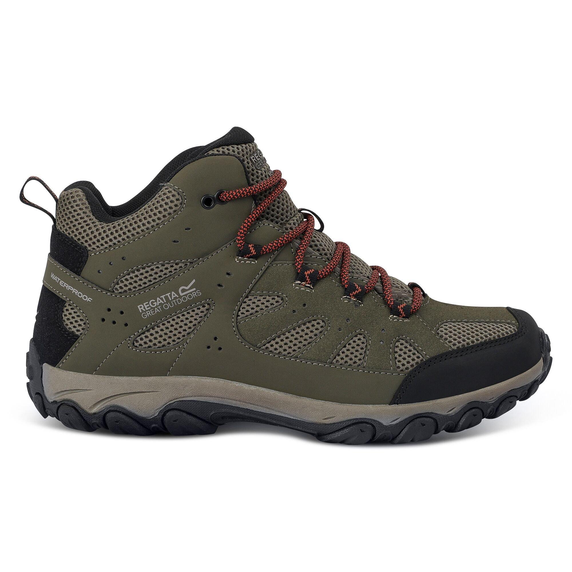 Green - Regatta - Men's Edgepoint IV Mid Waterproof Hiking Boots - 1