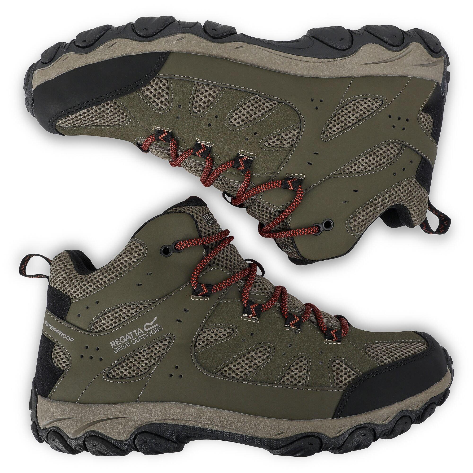 Green - Regatta - Men's Edgepoint IV Mid Waterproof Hiking Boots - 3