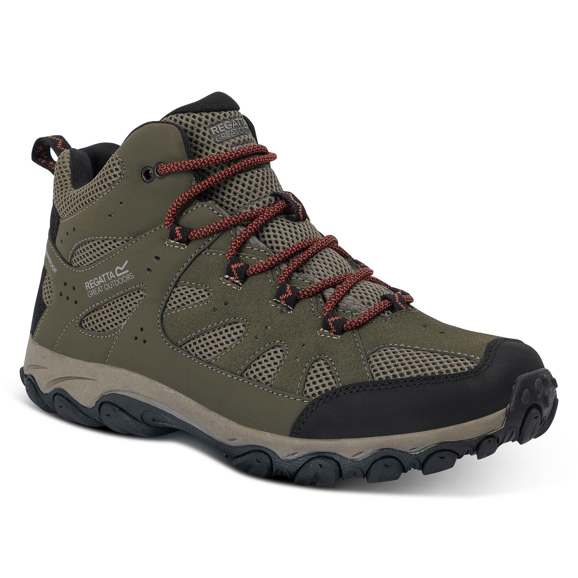 Green - Regatta - Men's Edgepoint IV Mid Waterproof Hiking Boots - 4
