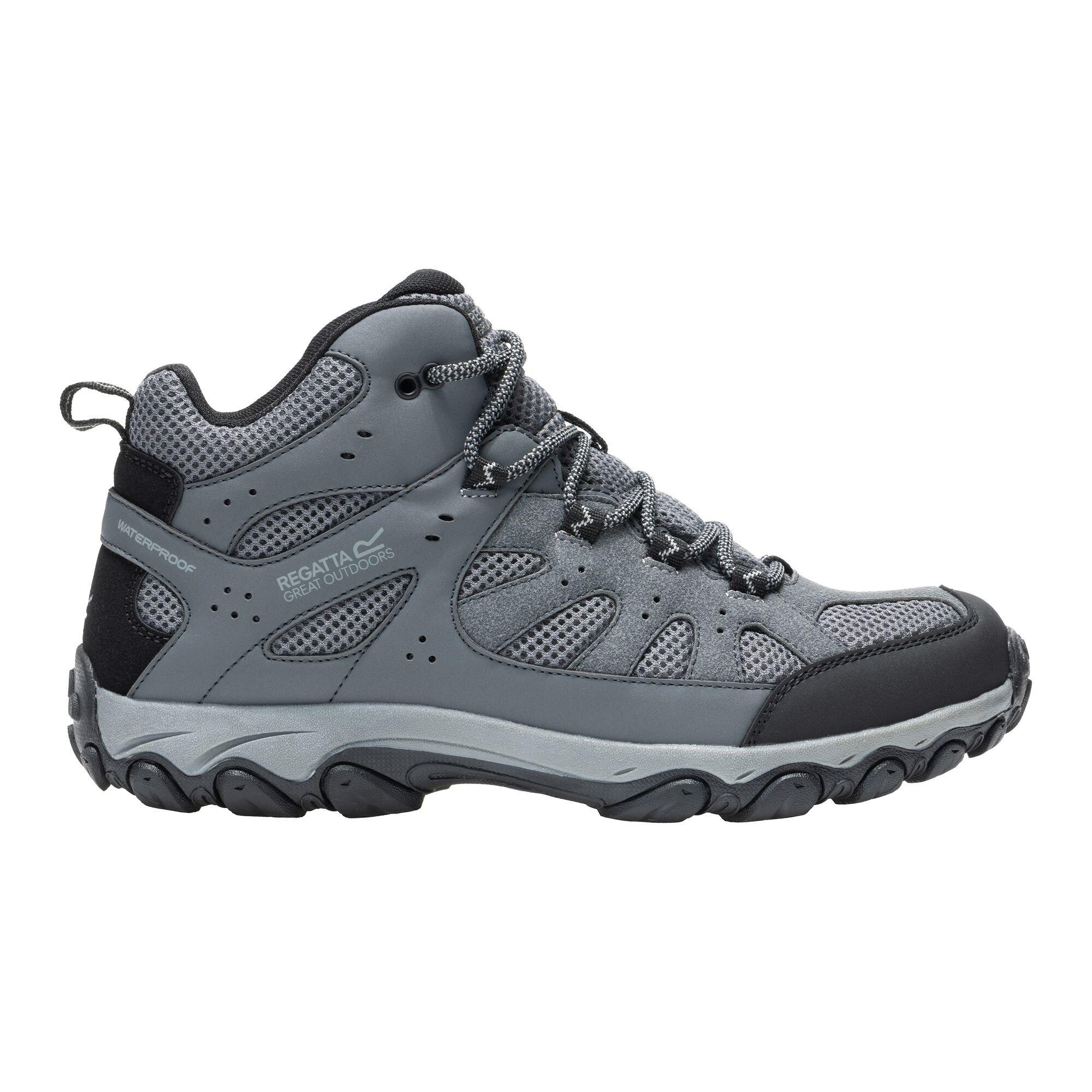 Regatta Mens Edgepoint Iv Mid Walking Boots, Grey, Size 6, Men - Image 4