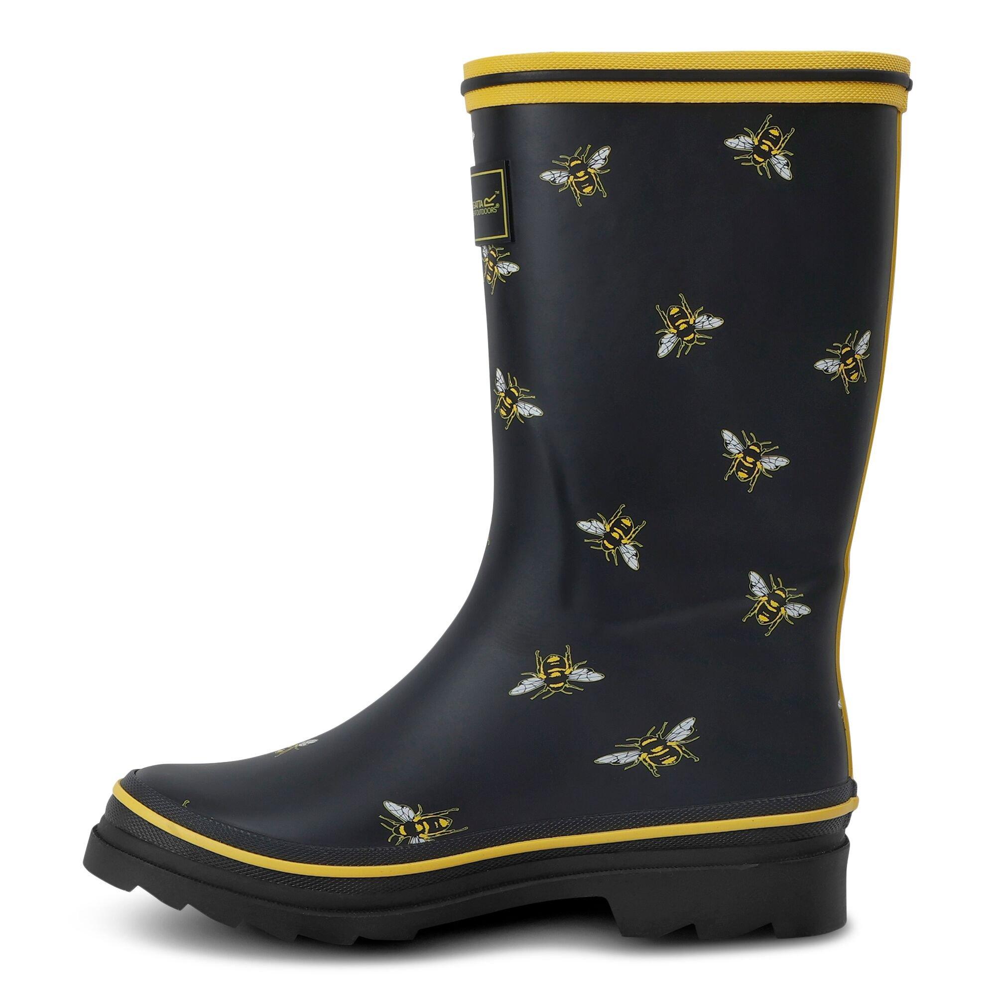 Black - Regatta - Womens Amelia Waterproof Wellington Boots - 11