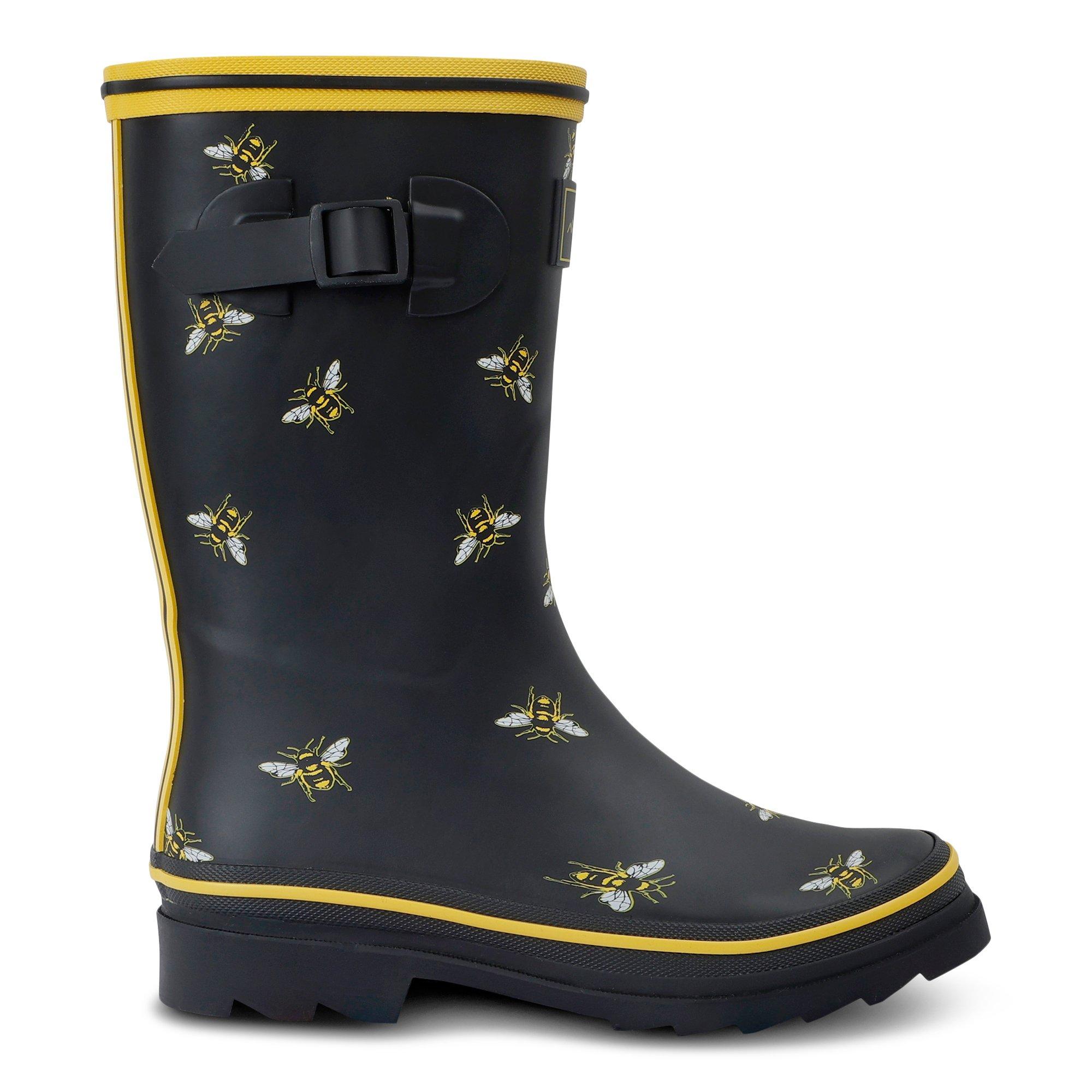 Black - Regatta - Womens Amelia Waterproof Wellington Boots - 5