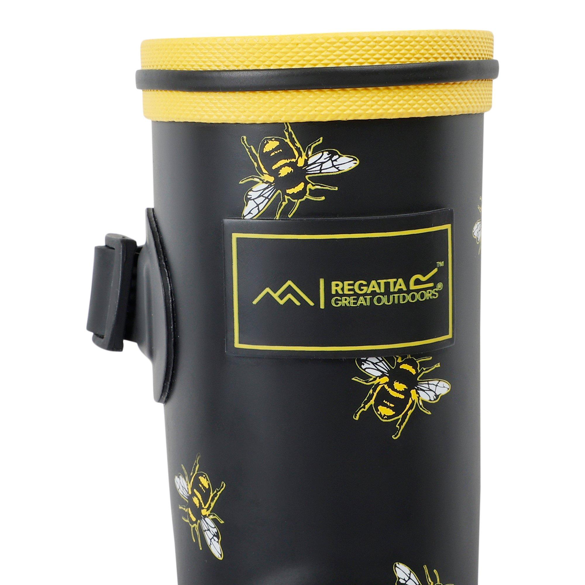 Black - Regatta - Womens Amelia Waterproof Wellington Boots - 10