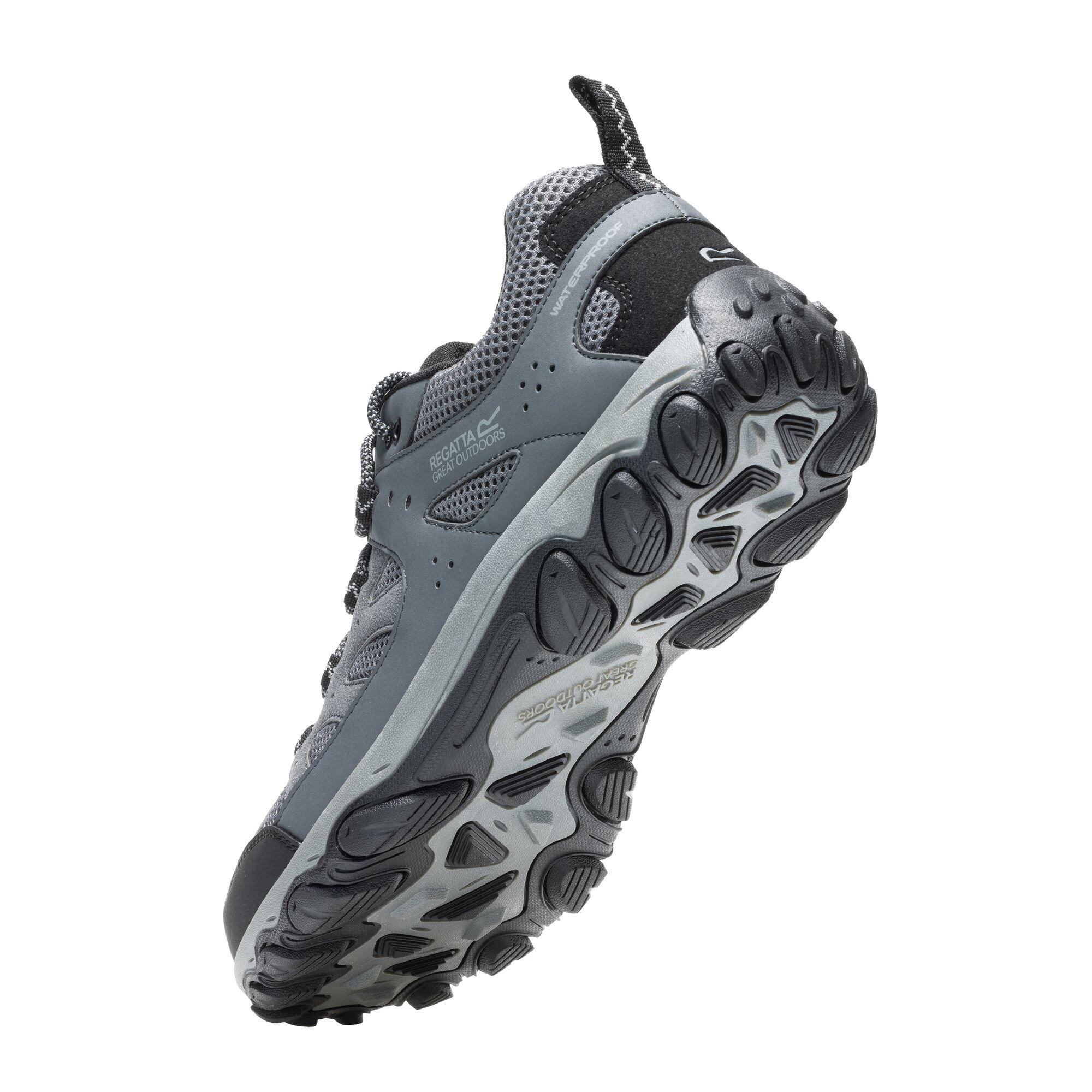Granite - Regatta - Mens Edgepoint IV Low Waterproof Walking Shoes - 6
