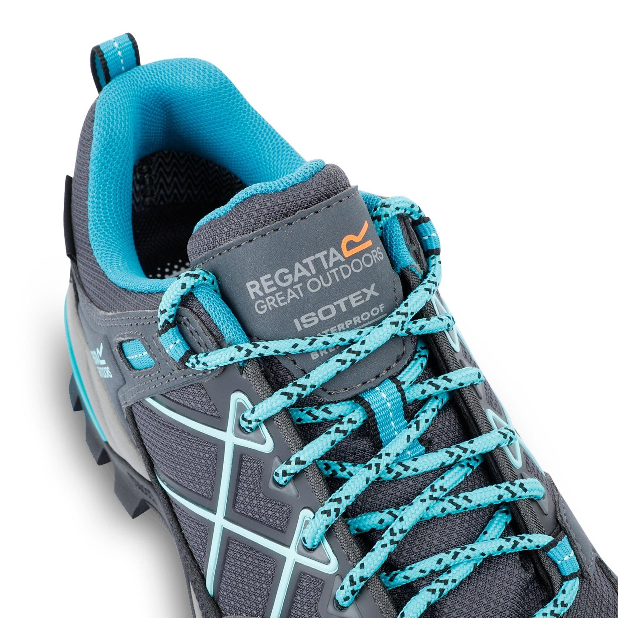 Grey - Regatta - Womens Samaris III Low Waterproof Walking Shoes - 11
