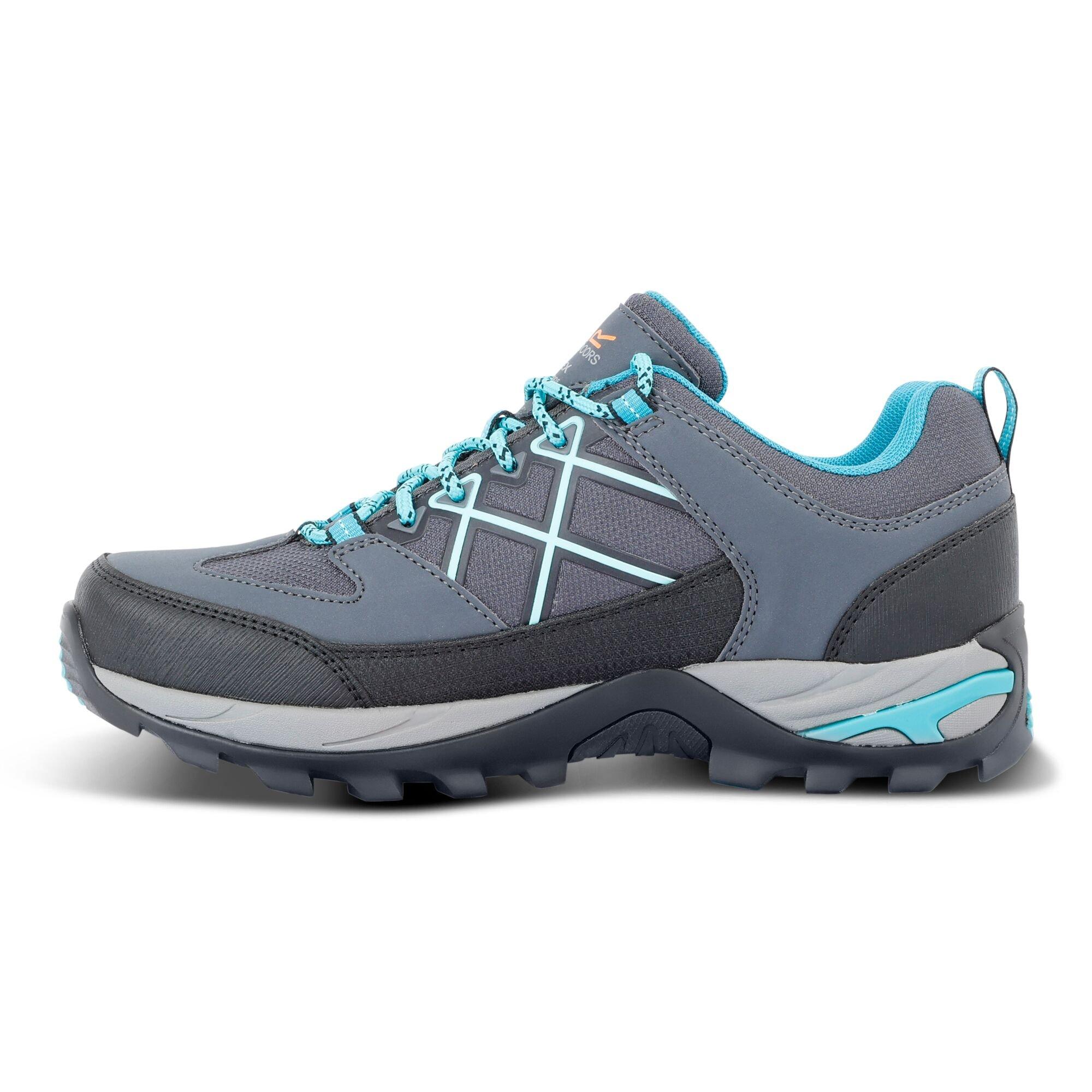 Grey - Regatta - Womens Samaris III Low Waterproof Walking Shoes - 12