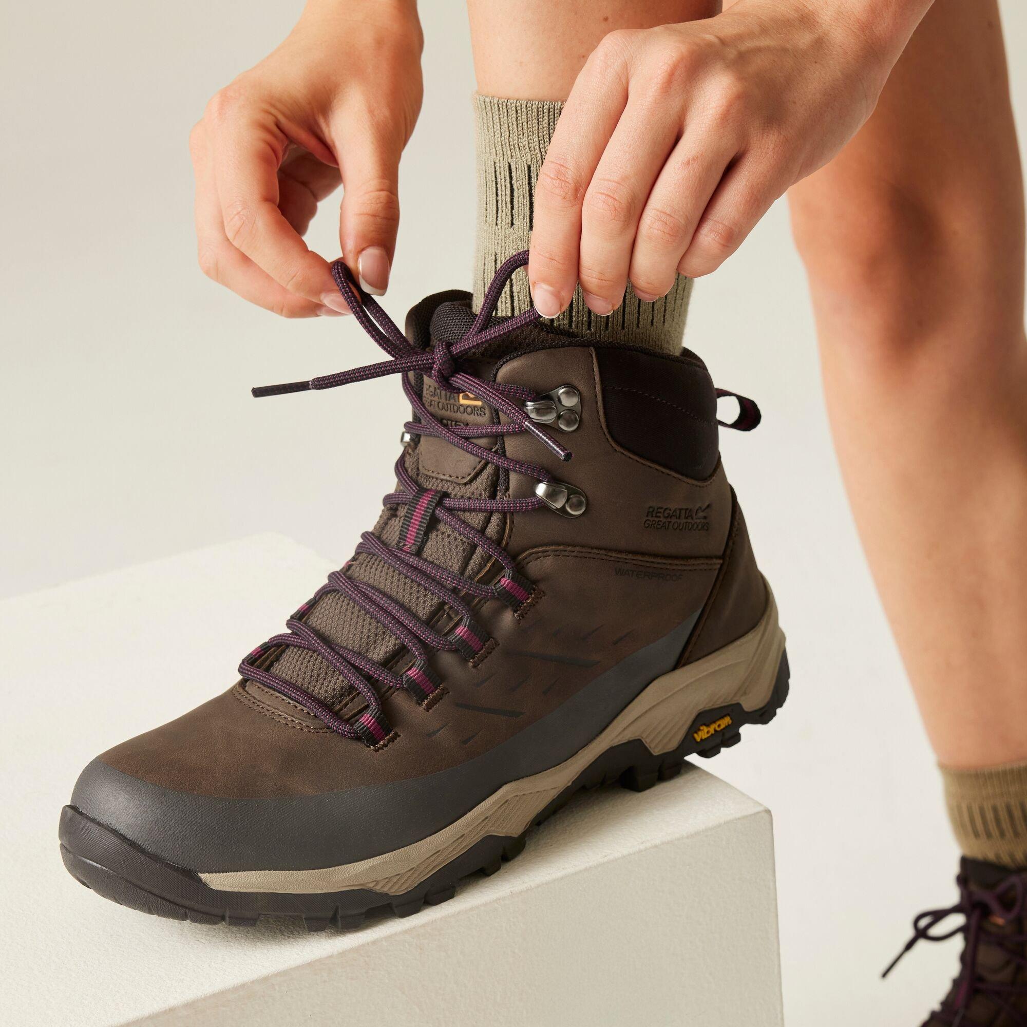 Brown - Regatta - Womens Blake Waterproof Boots - 3