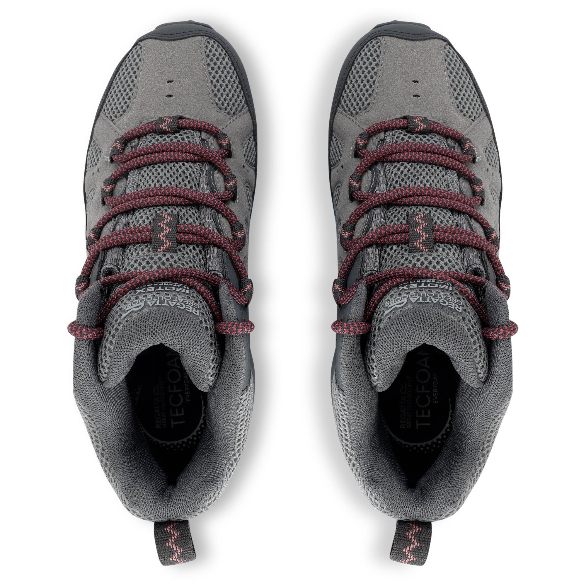 Grey - Regatta - Womens Edgepoint IV Mid Walking Boots - 11