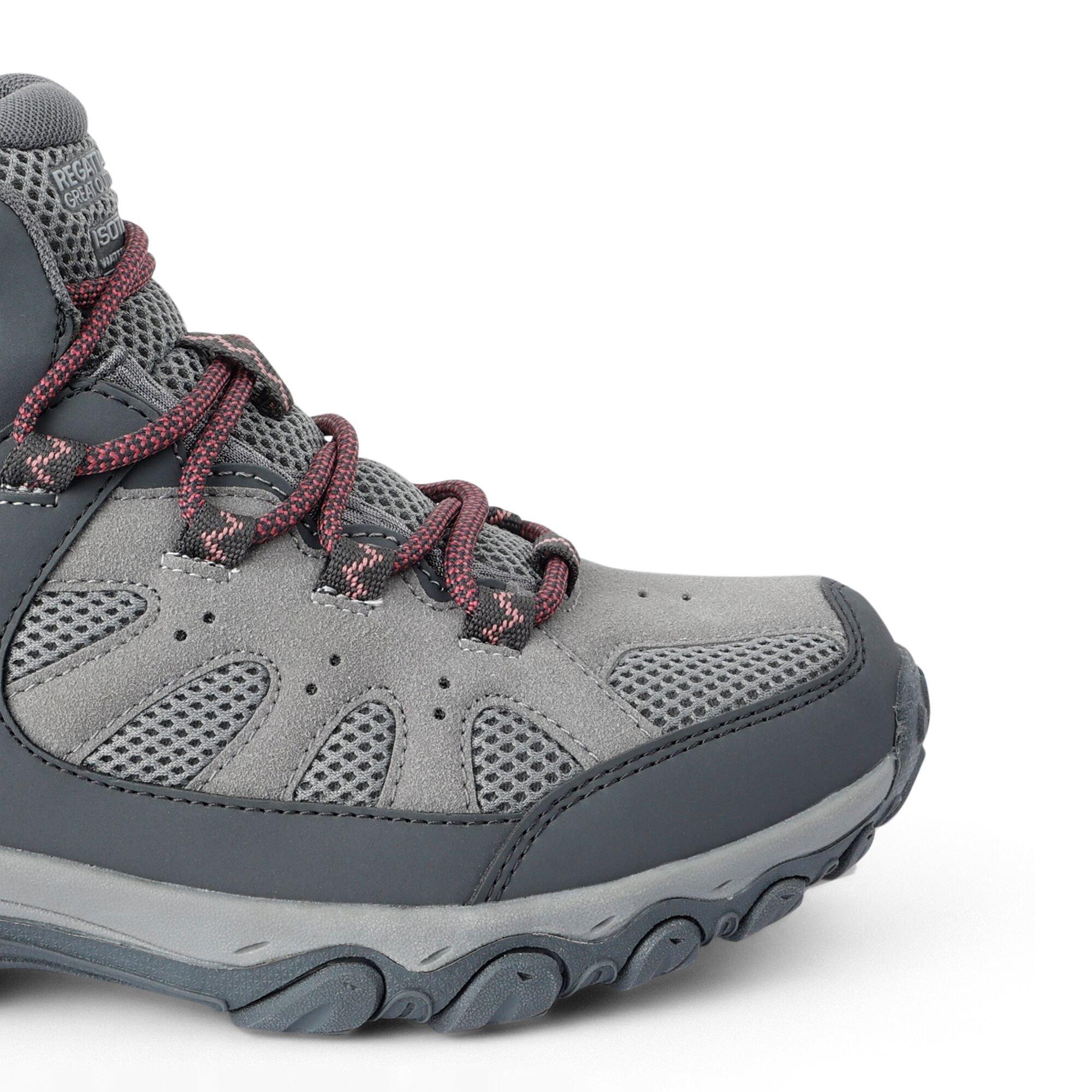 Grey - Regatta - Womens Edgepoint IV Mid Walking Boots - 12