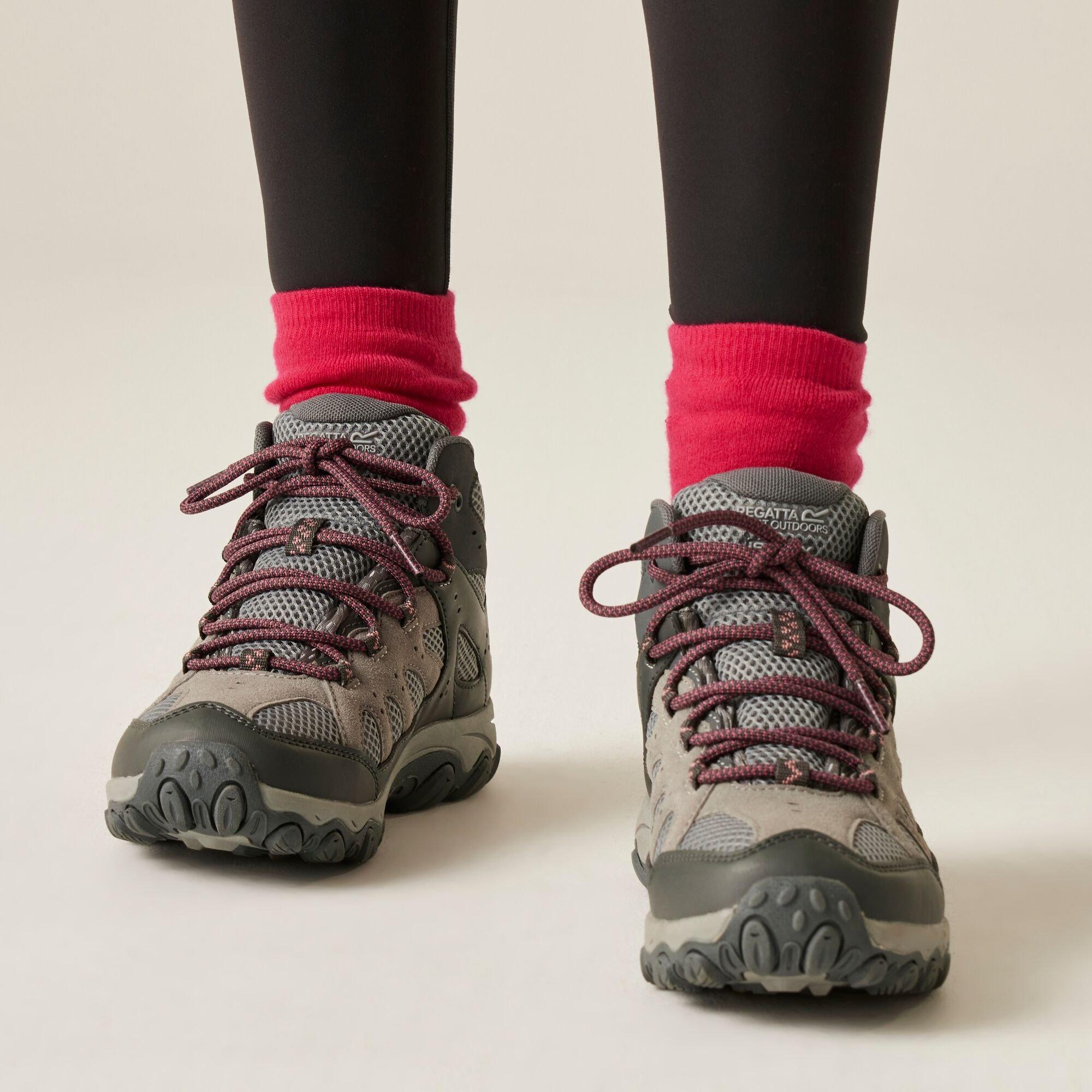 Grey - Regatta - Womens Edgepoint IV Mid Walking Boots - 3