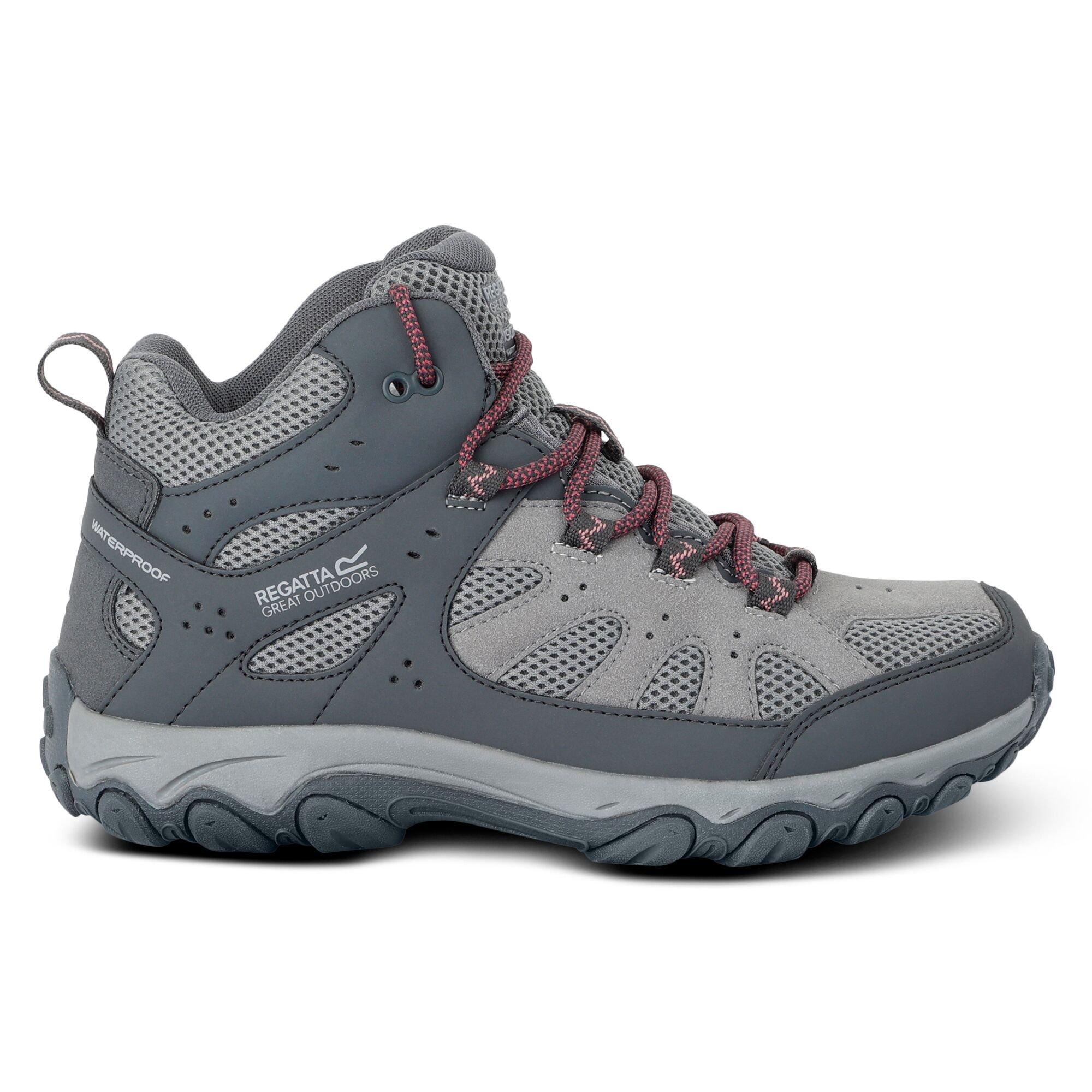 Grey - Regatta - Womens Edgepoint IV Mid Walking Boots - 5