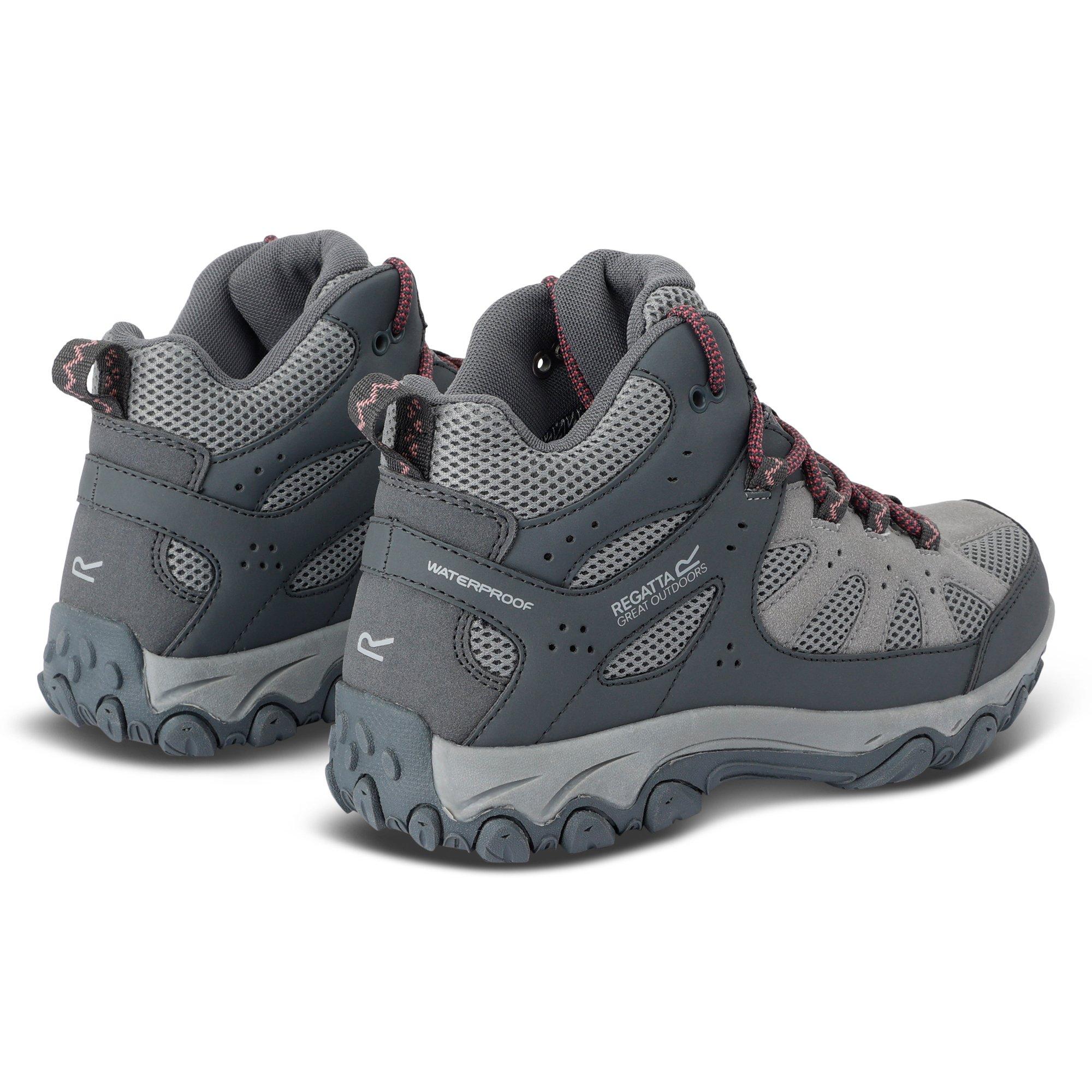 Grey - Regatta - Womens Edgepoint IV Mid Walking Boots - 6