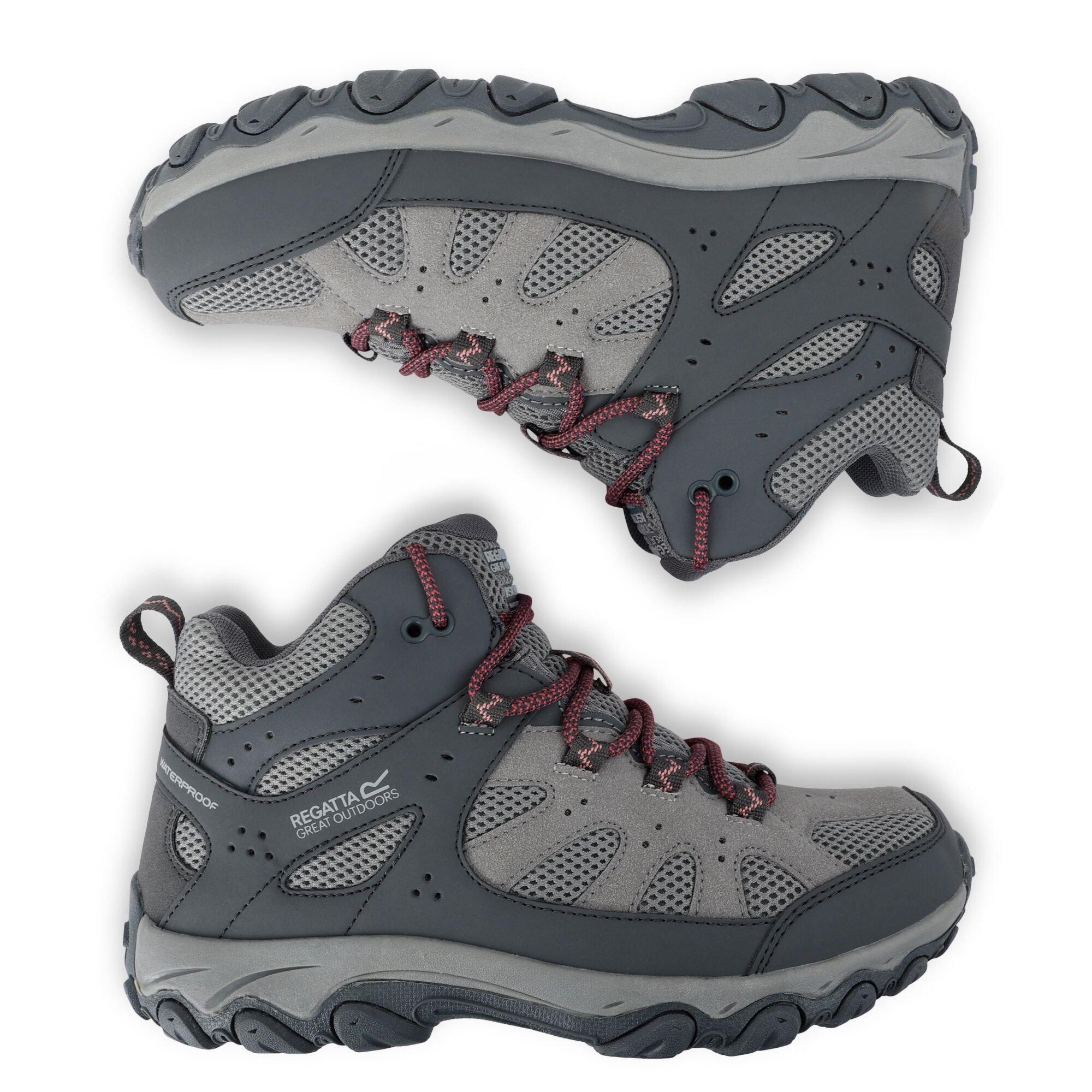 Grey - Regatta - Womens Edgepoint IV Mid Walking Boots - 7