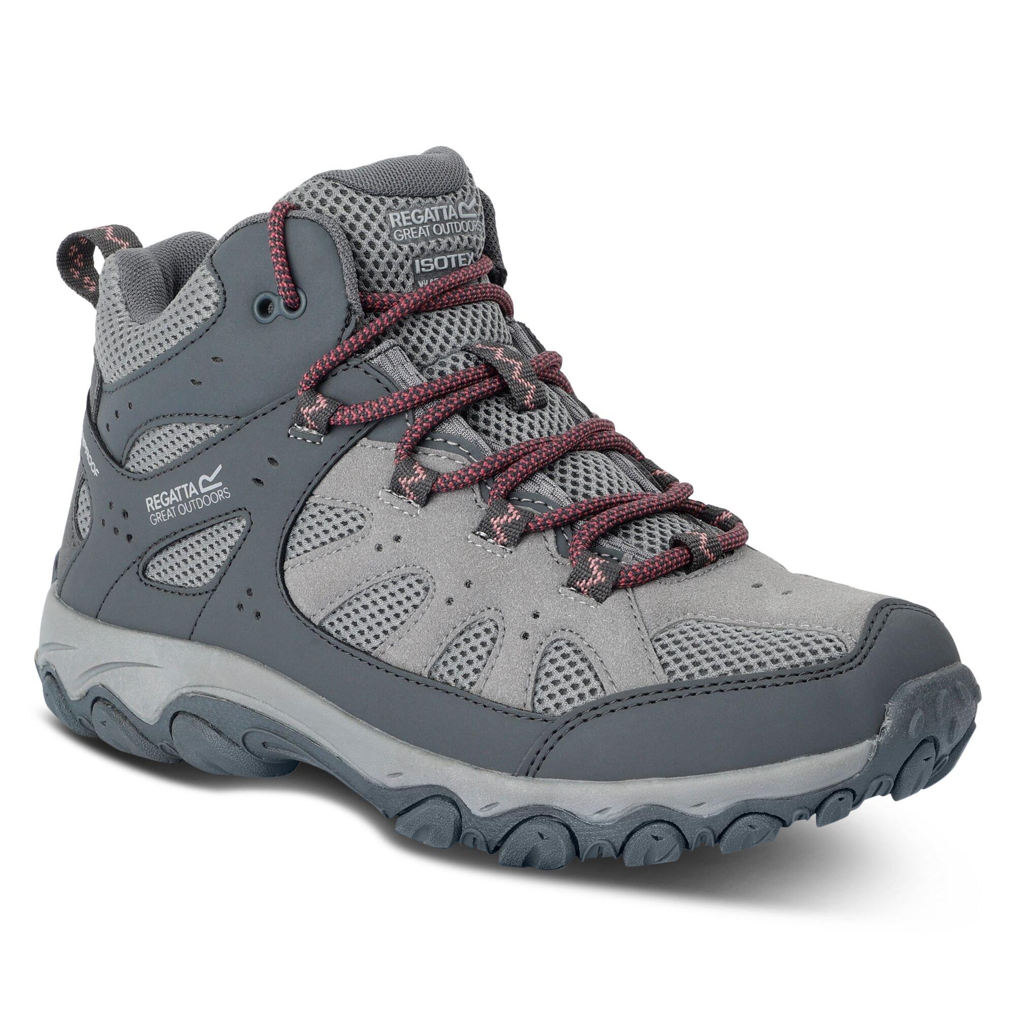 Grey - Regatta - Womens Edgepoint IV Mid Walking Boots - 8