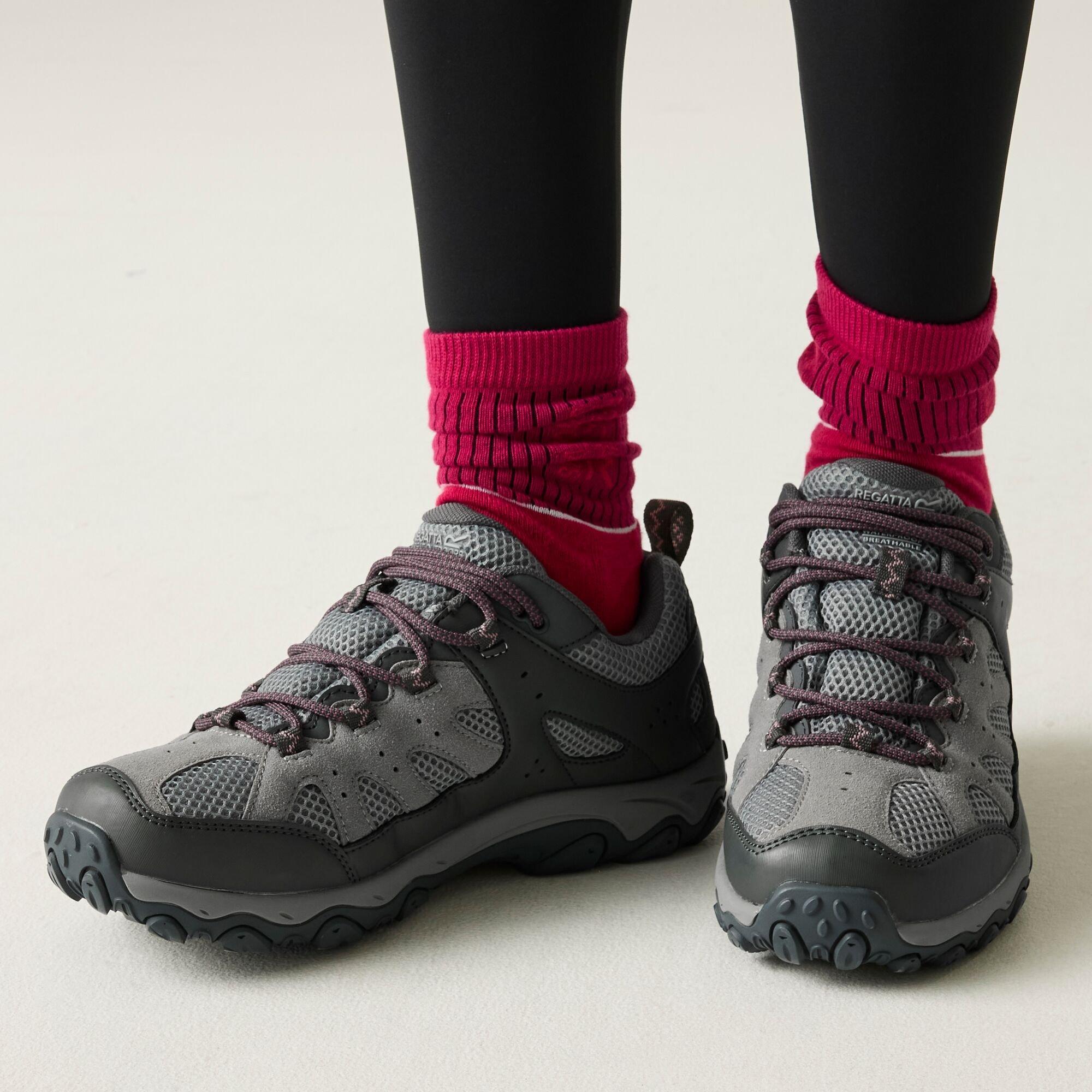 Grey - Regatta - Womens Edgepoint IV Low Walking Shoes - 3