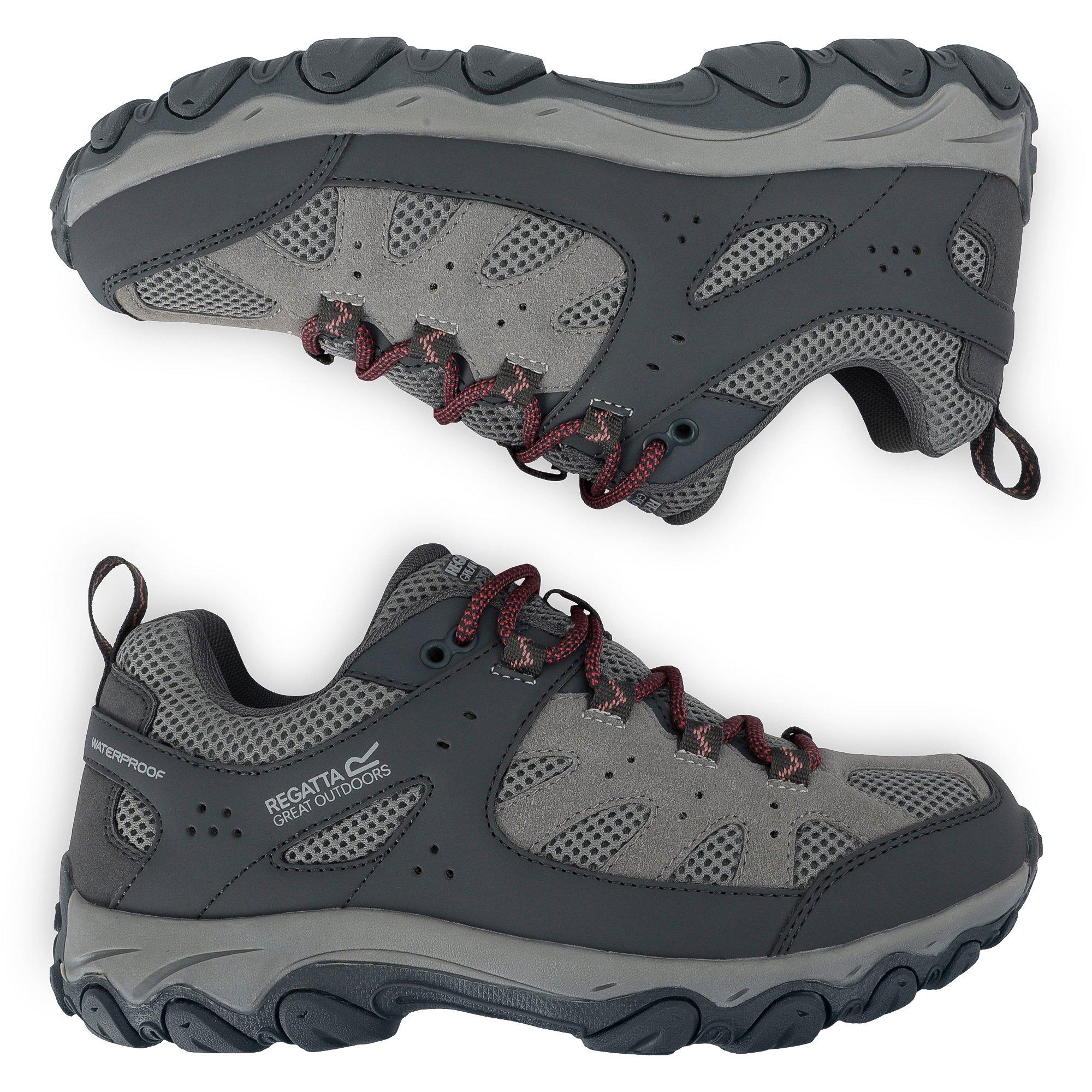 Grey - Regatta - Womens Edgepoint IV Low Walking Shoes - 7