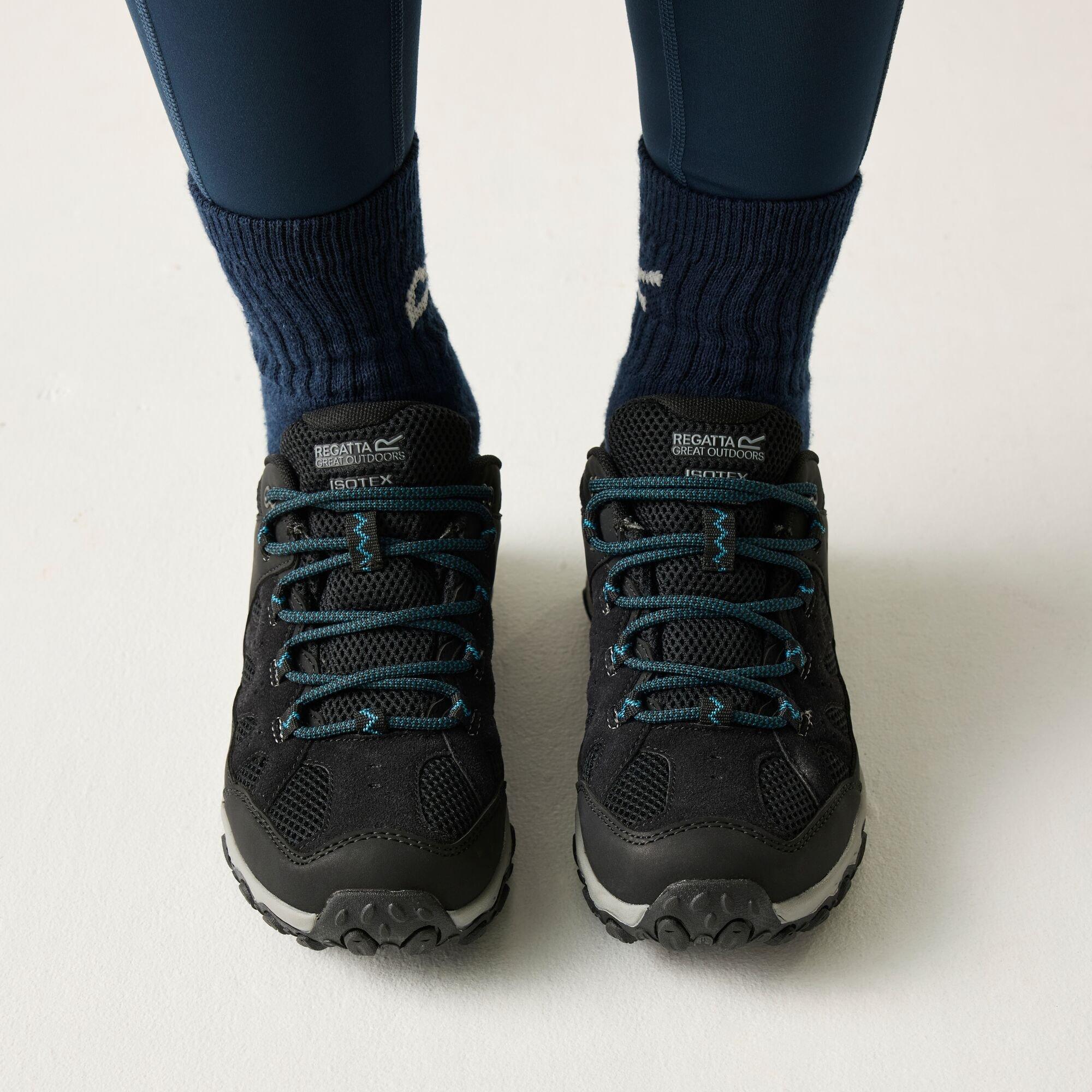 Black - Regatta - Womens Edgepoint IV Low Waterproof Walking Shoes - 2