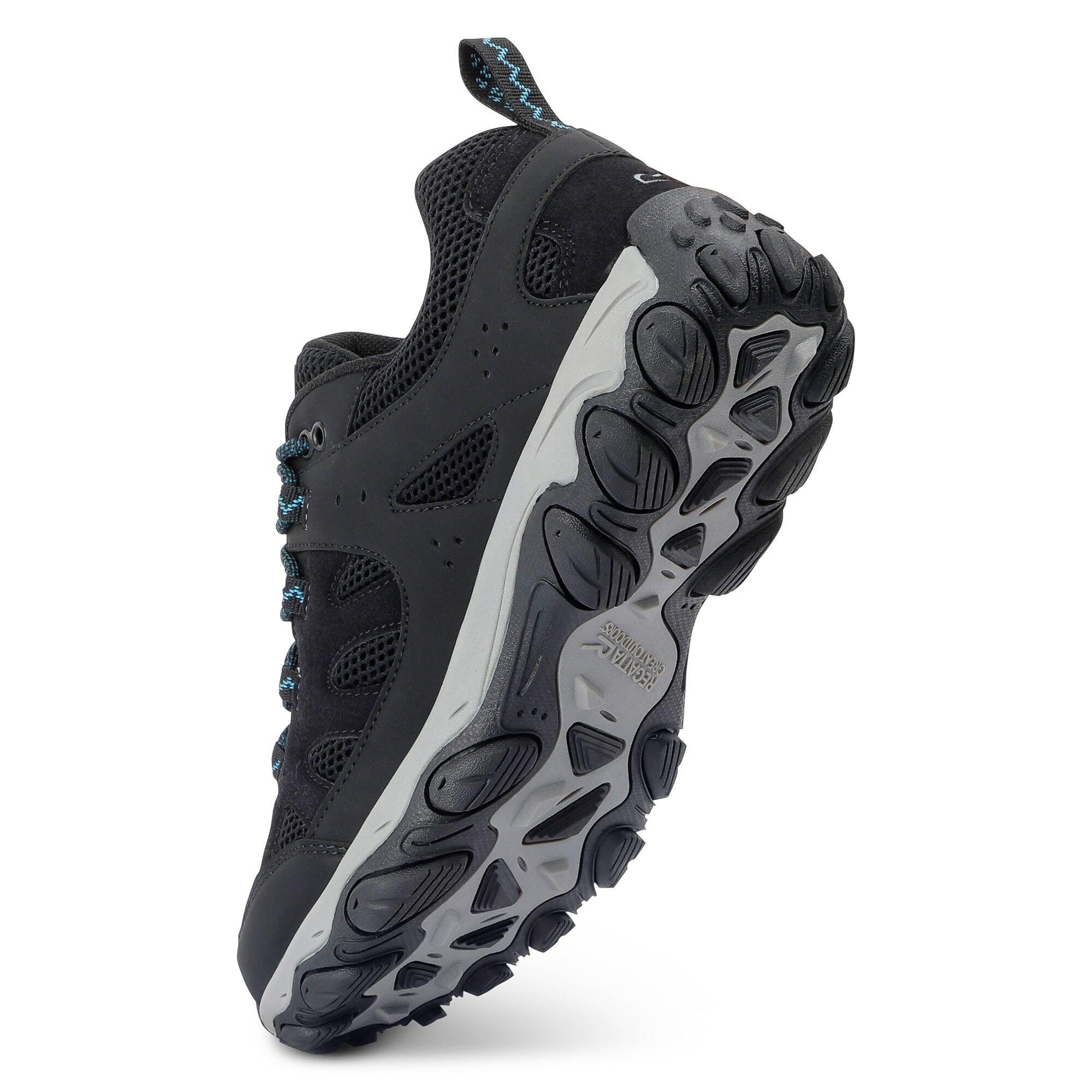 Black - Regatta - Womens Edgepoint IV Low Waterproof Walking Shoes - 11