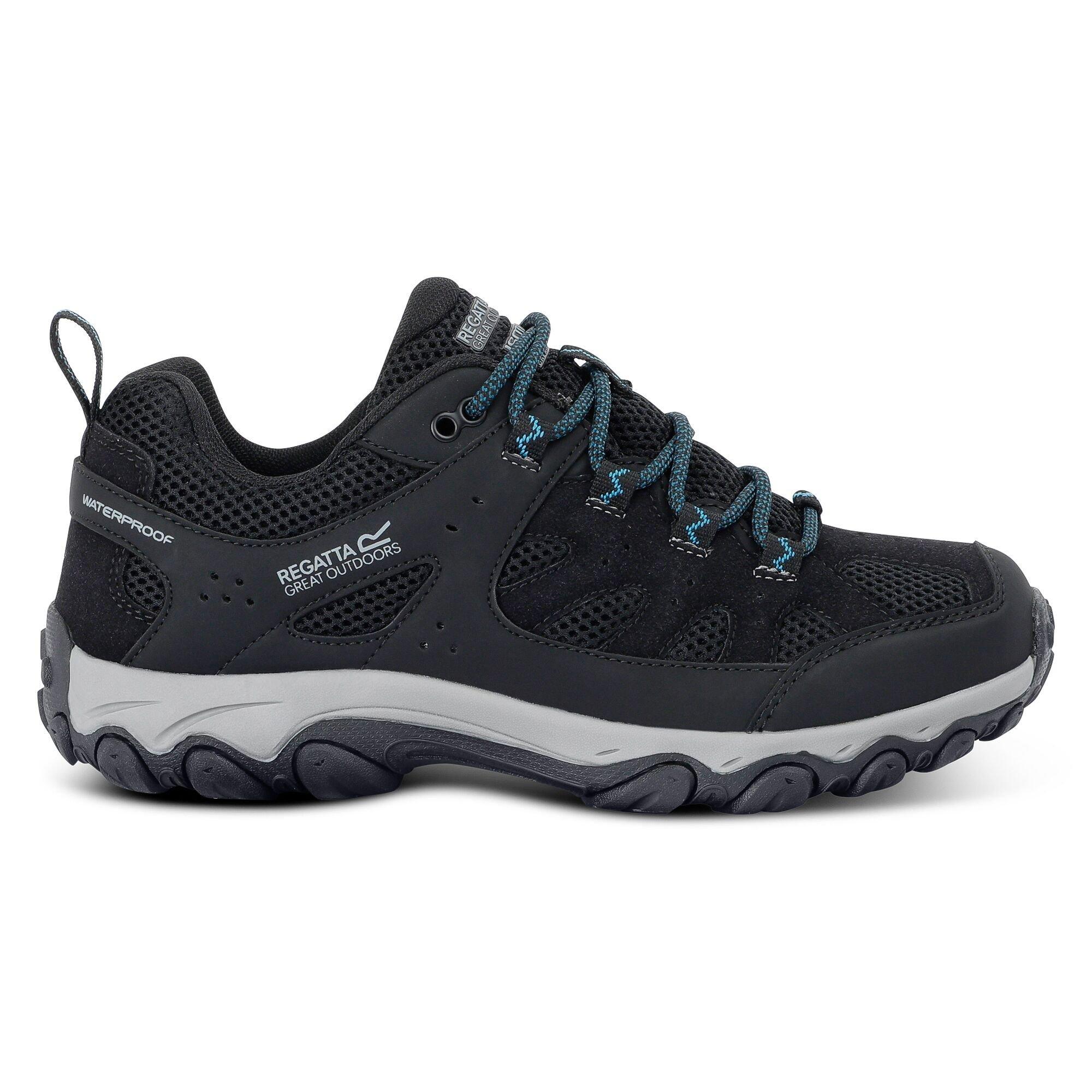 Black - Regatta - Womens Edgepoint IV Low Waterproof Walking Shoes - 6
