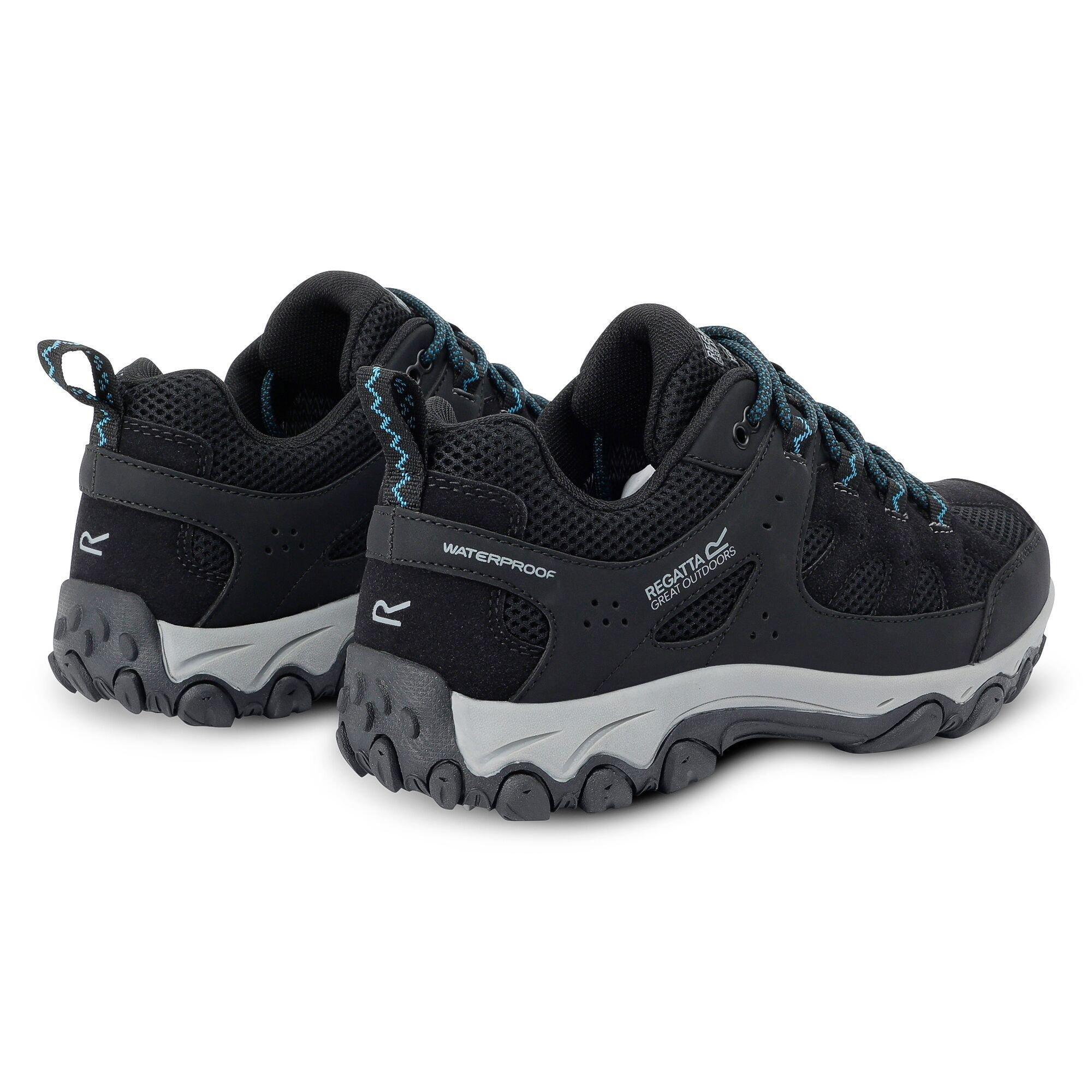 Black - Regatta - Womens Edgepoint IV Low Waterproof Walking Shoes - 7