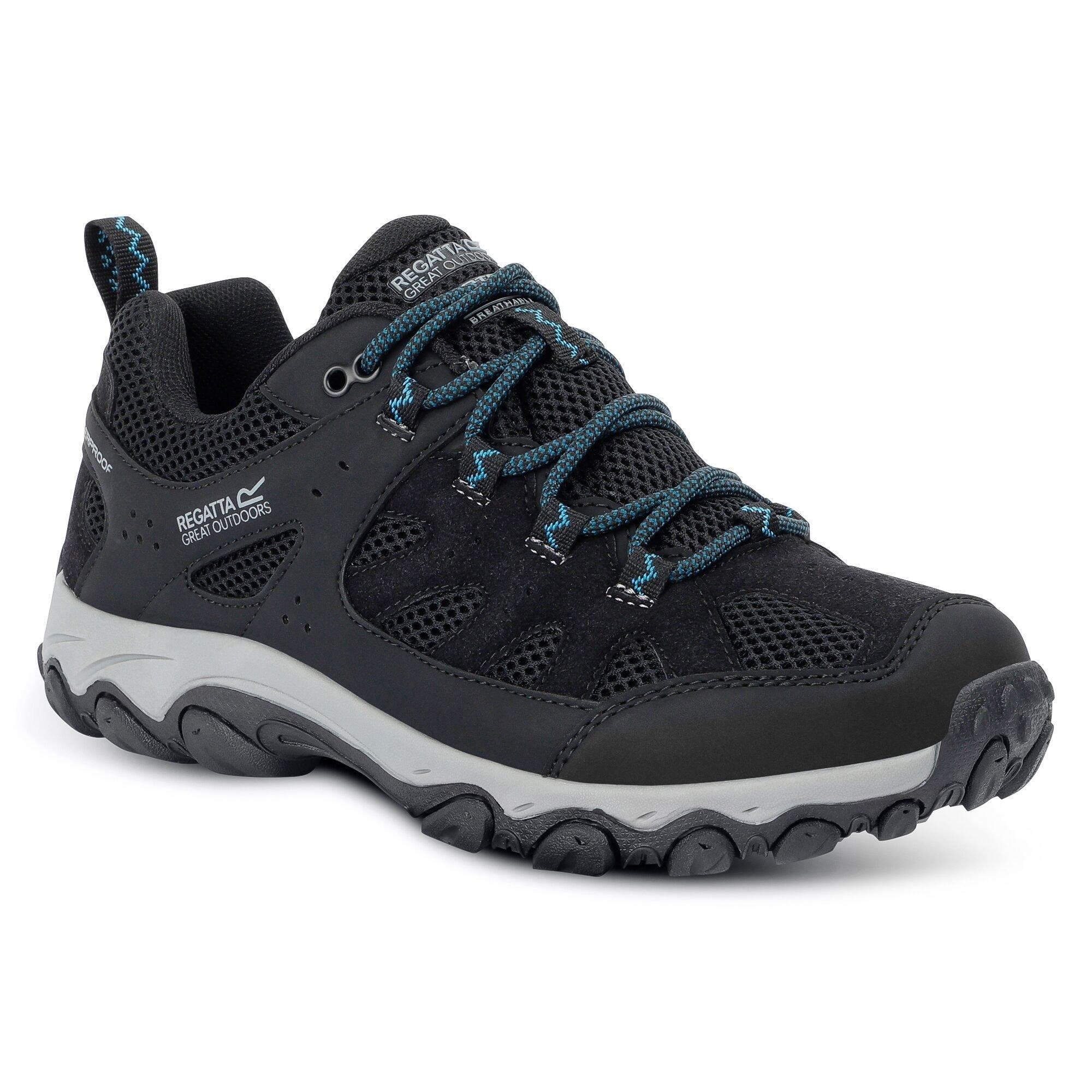 Black - Regatta - Womens Edgepoint IV Low Waterproof Walking Shoes - 9