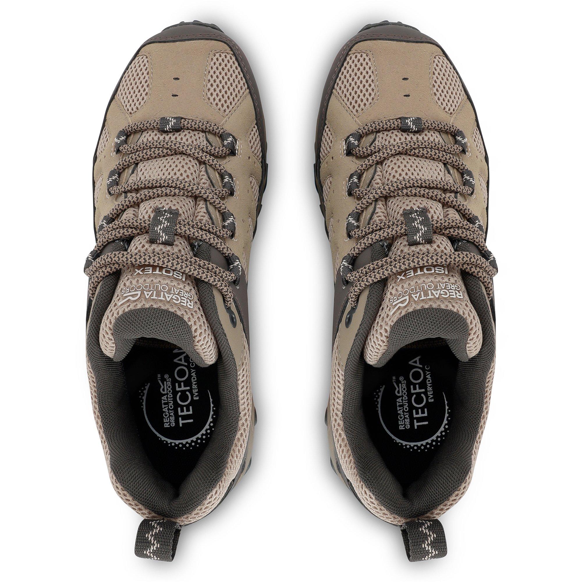 Taupe Beige - Regatta - Womens Edgepoint IV Low Waterproof Walking Shoes - 11