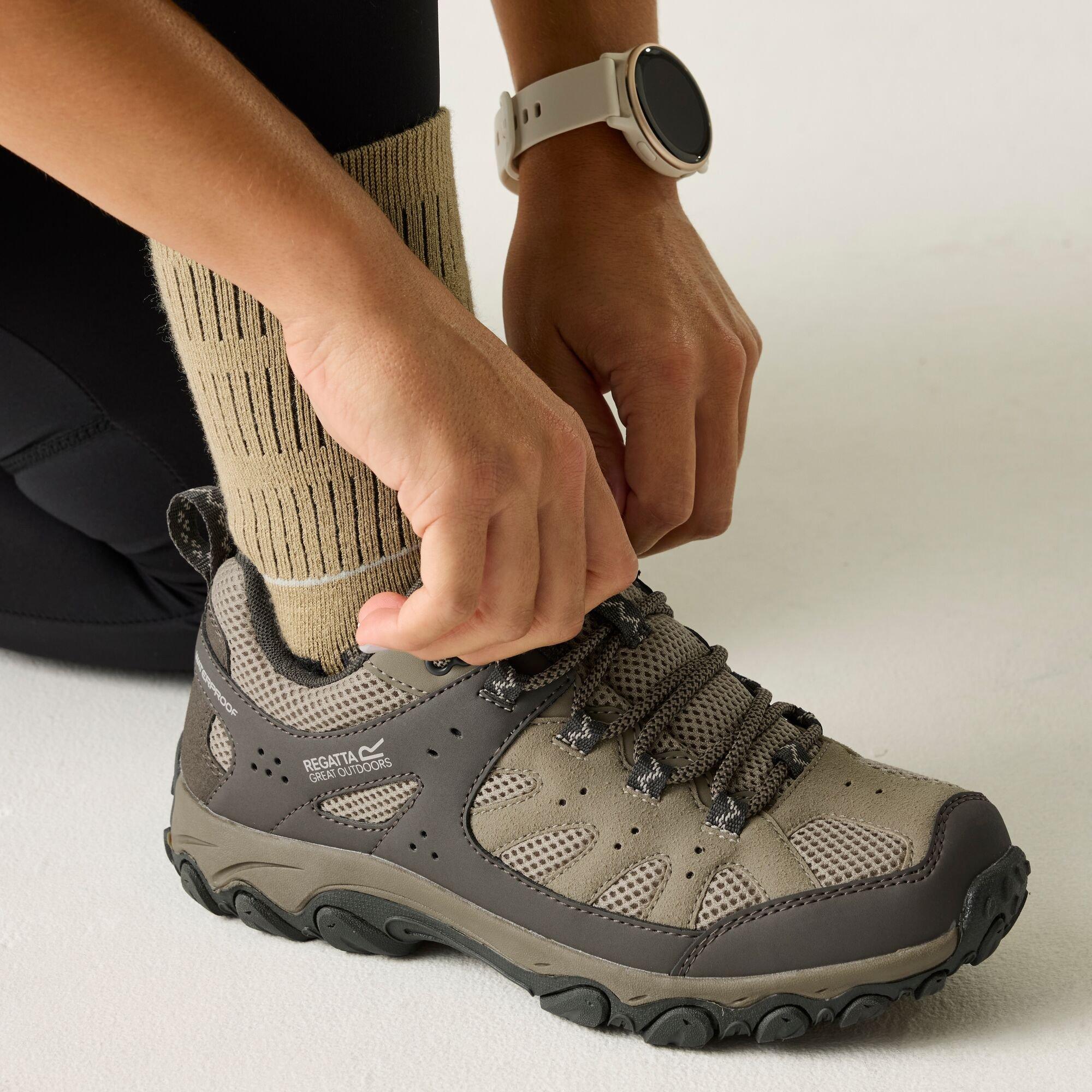 Taupe Beige - Regatta - Womens Edgepoint IV Low Waterproof Walking Shoes - 4