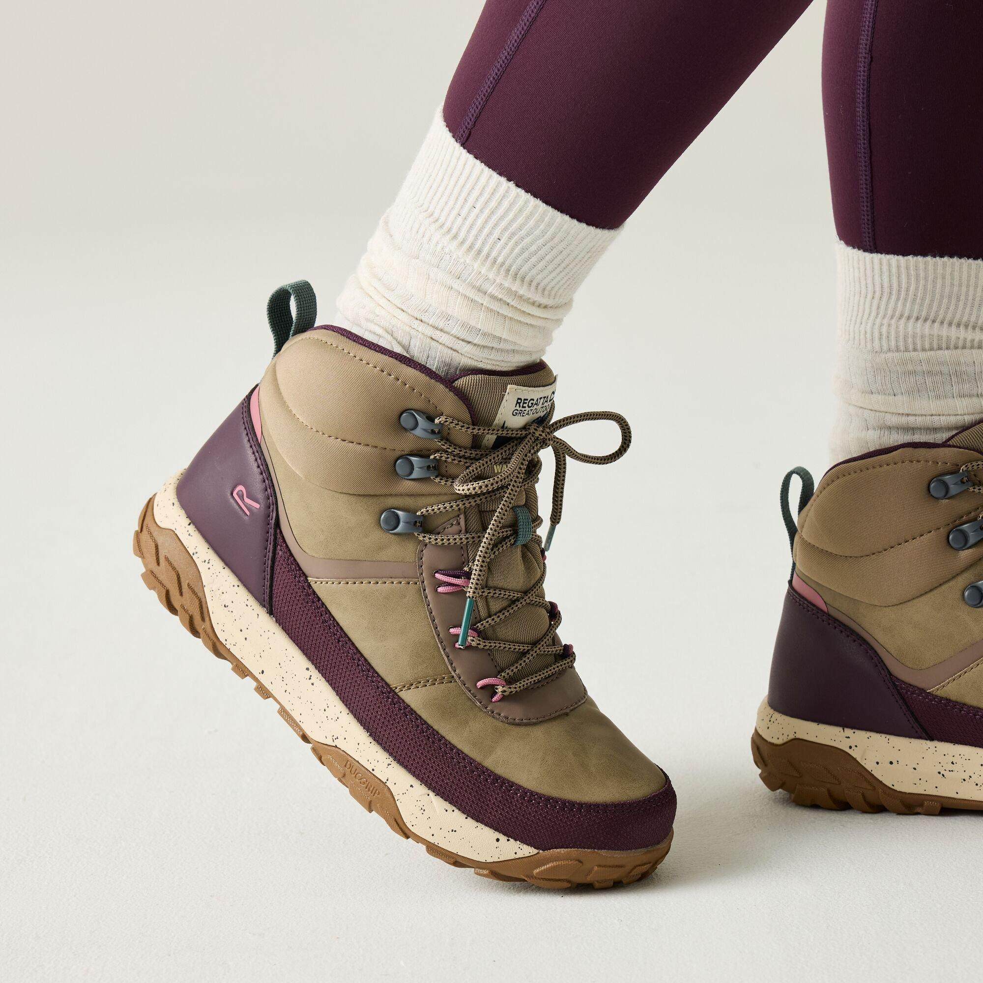 Fig Purple - Regatta - Women's Shayford ISOTEX Waterproof Synthetic Leather Waterproof Hiking Boots - 1