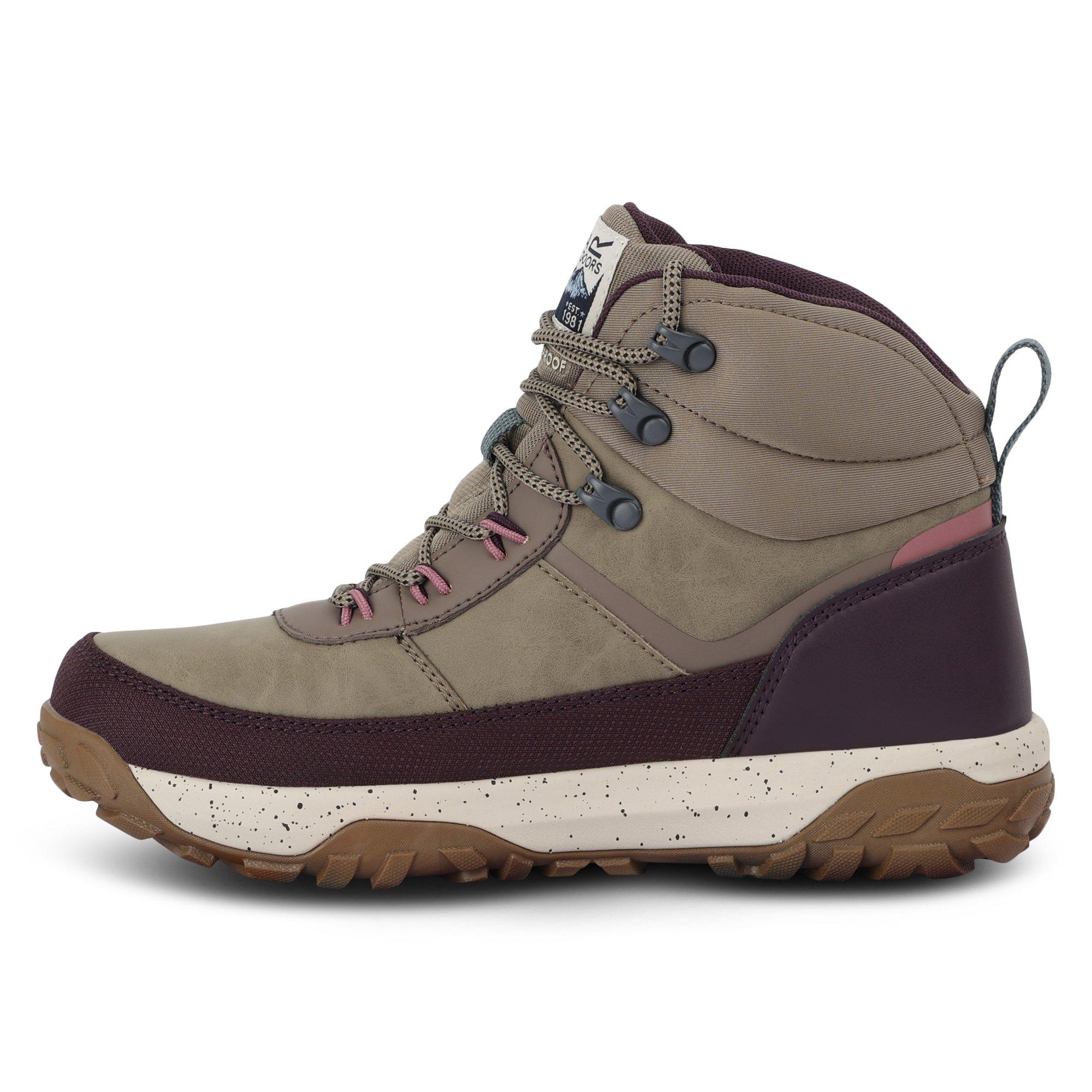 Fig Purple - Regatta - Women's Shayford ISOTEX Waterproof Synthetic Leather Waterproof Hiking Boots - 13