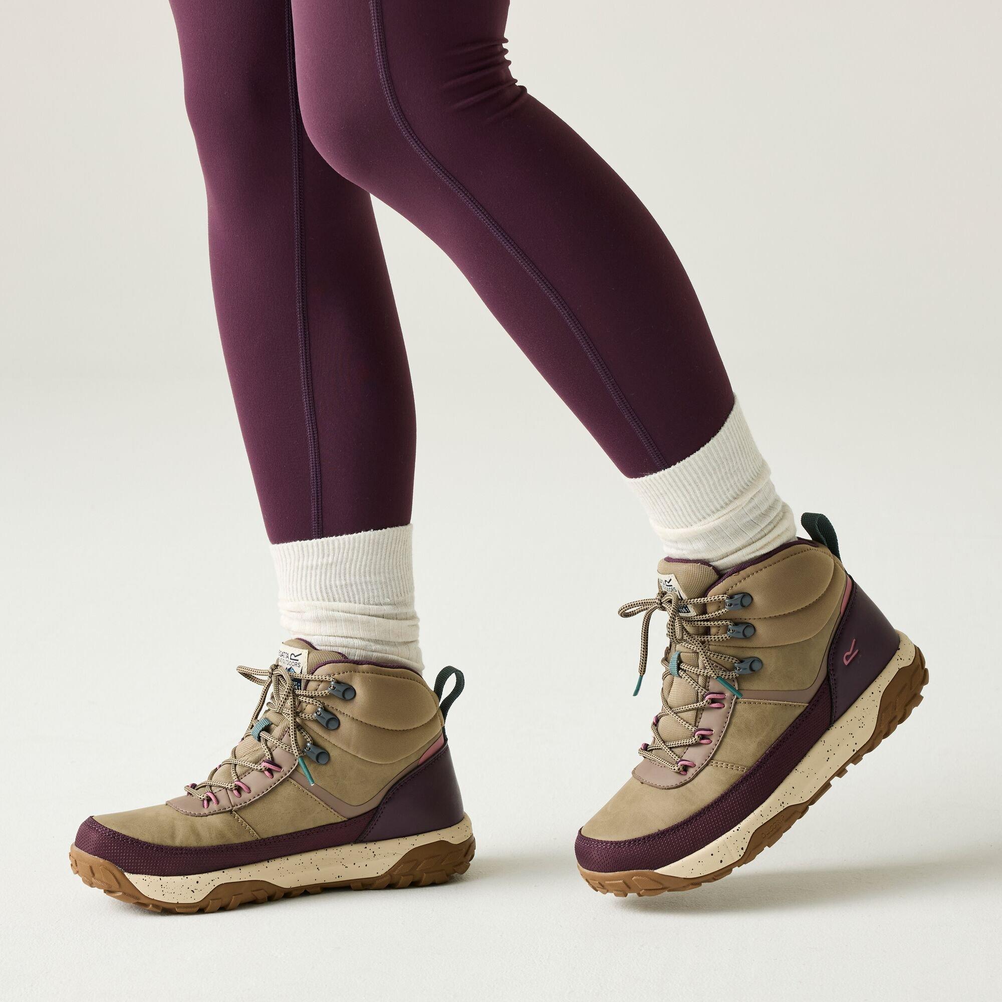 Fig Purple - Regatta - Women's Shayford ISOTEX Waterproof Synthetic Leather Waterproof Hiking Boots - 3