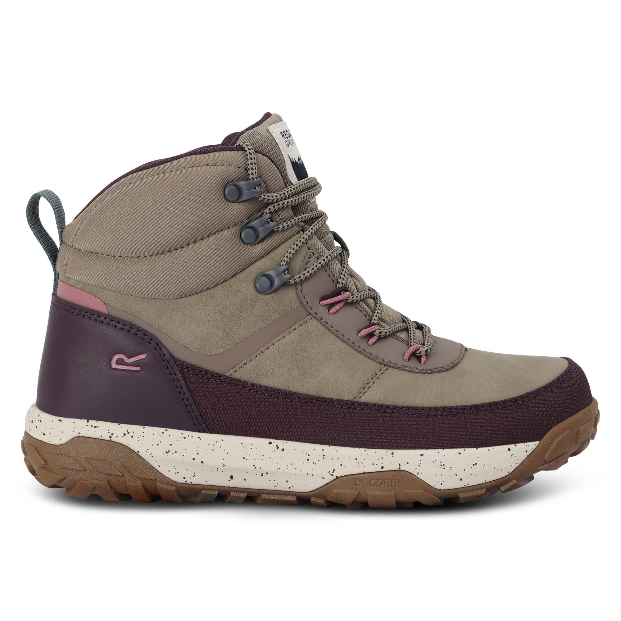 Fig Purple - Regatta - Women's Shayford ISOTEX Waterproof Synthetic Leather Waterproof Hiking Boots - 5
