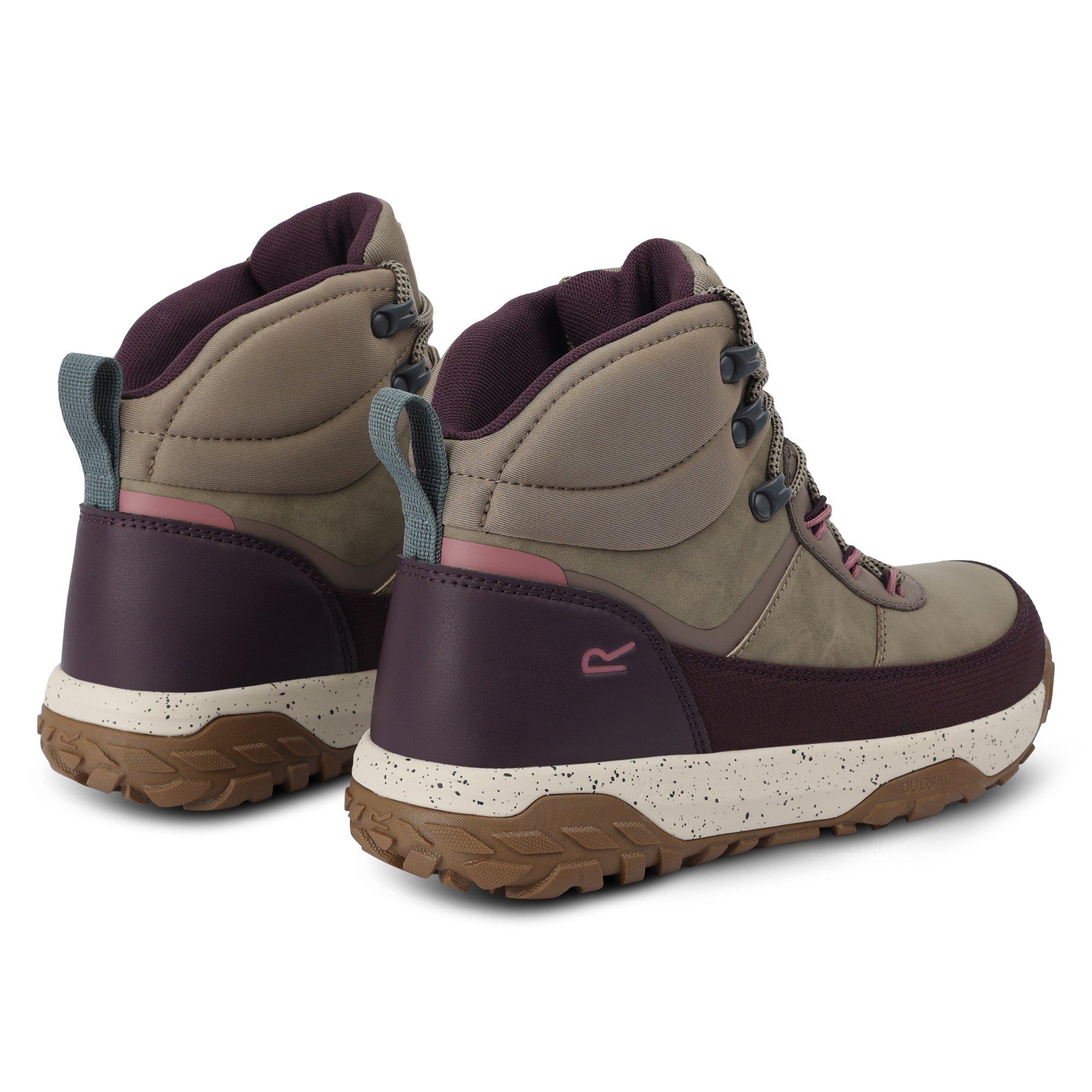 Fig Purple - Regatta - Women's Shayford ISOTEX Waterproof Synthetic Leather Waterproof Hiking Boots - 6